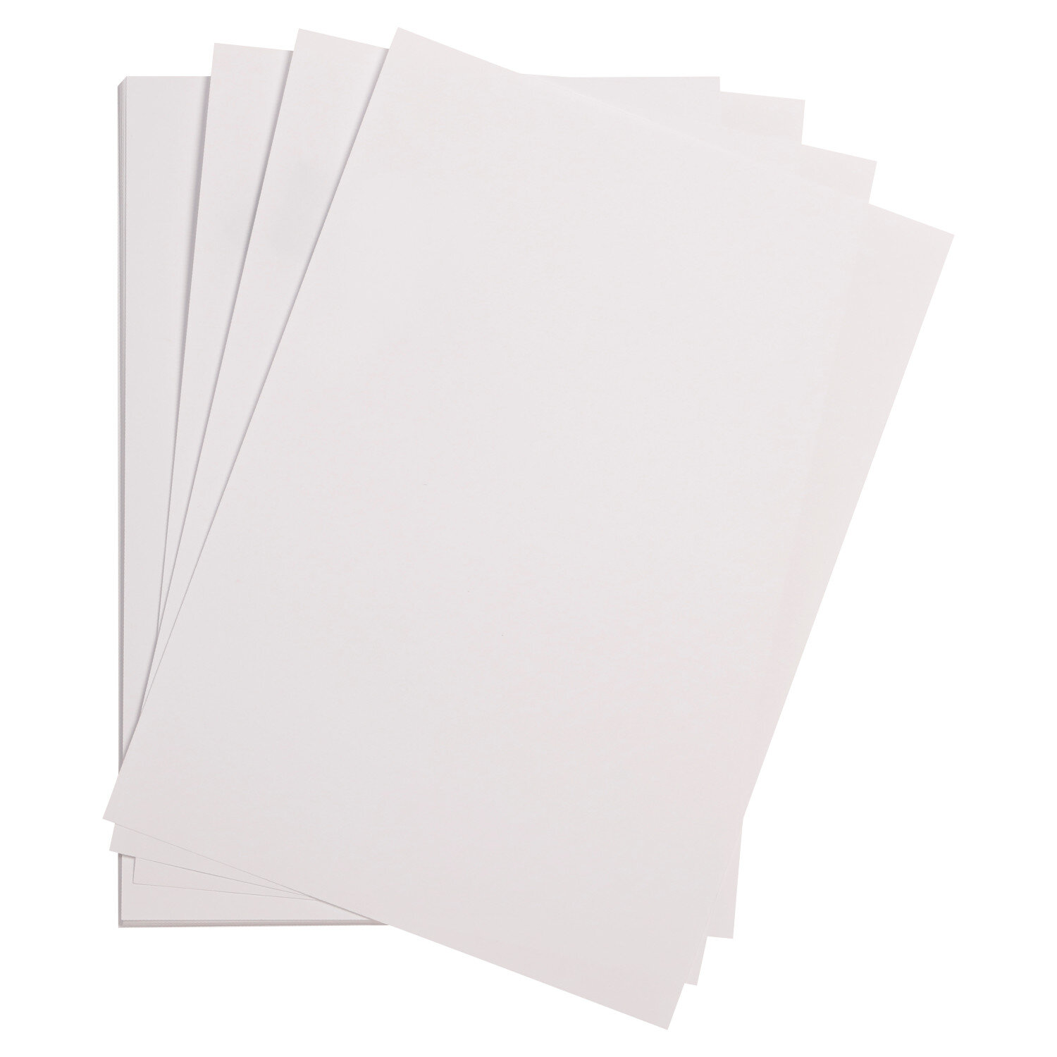 Tonzeichenpapier A4 25 Bögen, Clairefontaine, 120g/m². Stapel weißer Blätter für kreative Projekte.