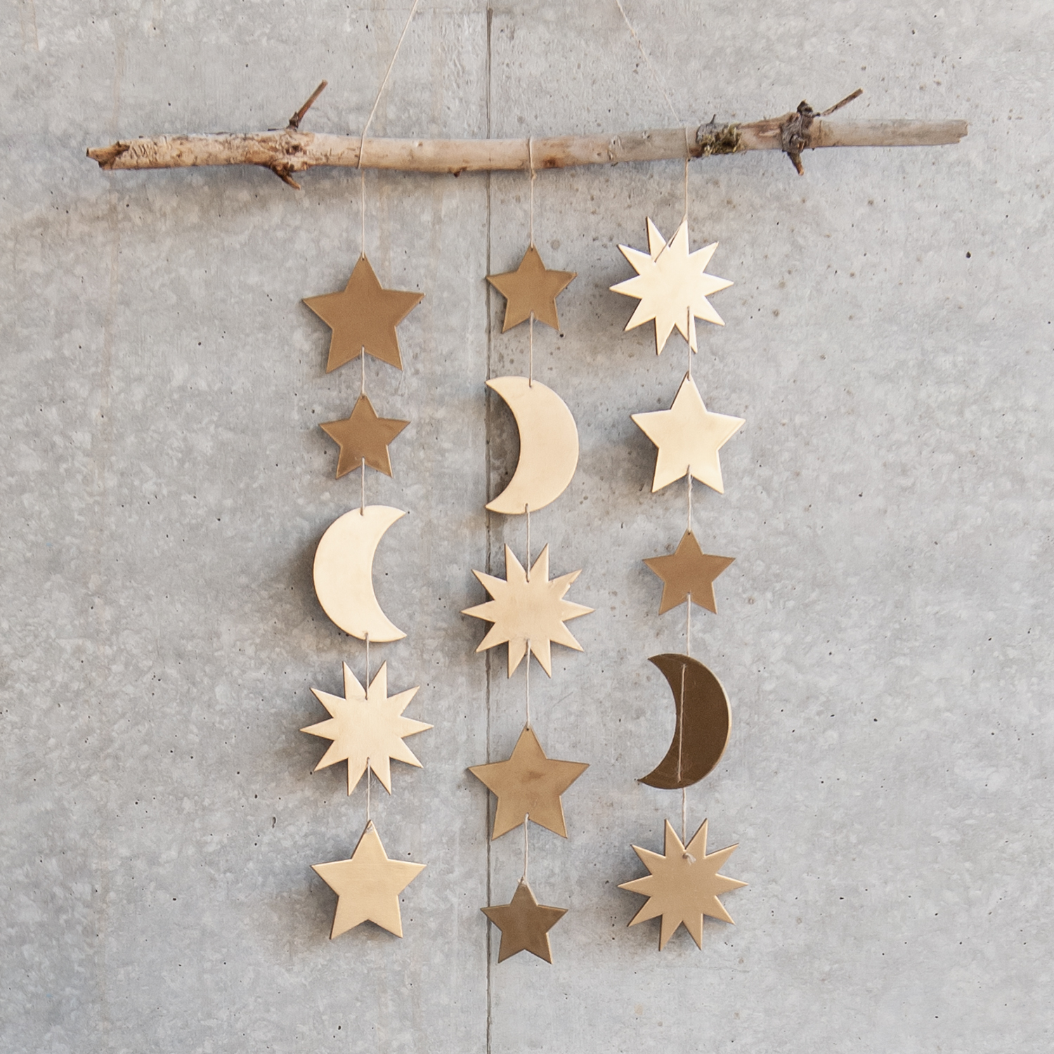 Bastelanleitung Mobilé Sonne und Mond von idee. Creativmarkt 