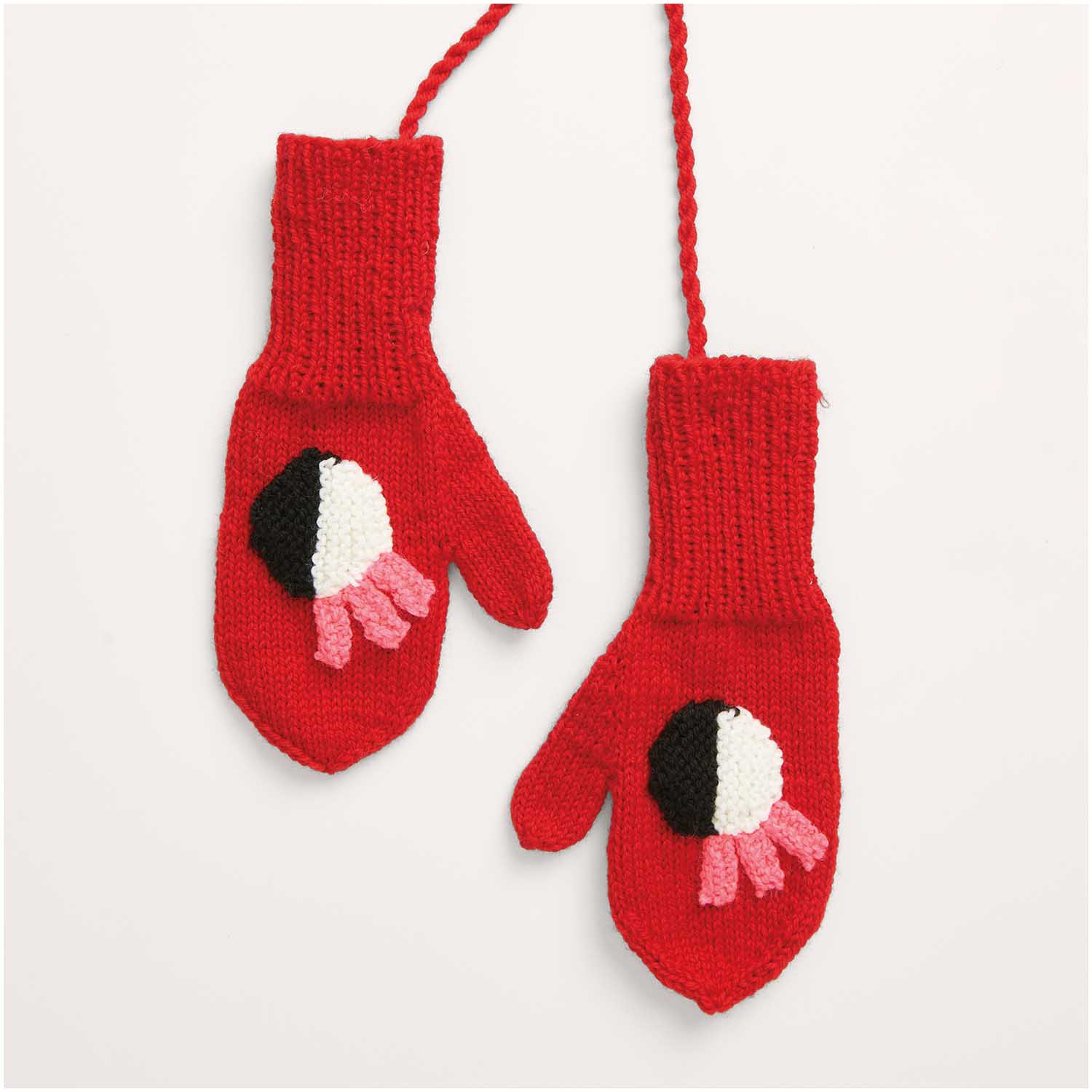 Gestrickte Handschuhe: Modell 30 aus dem Heft Rico Kids 12