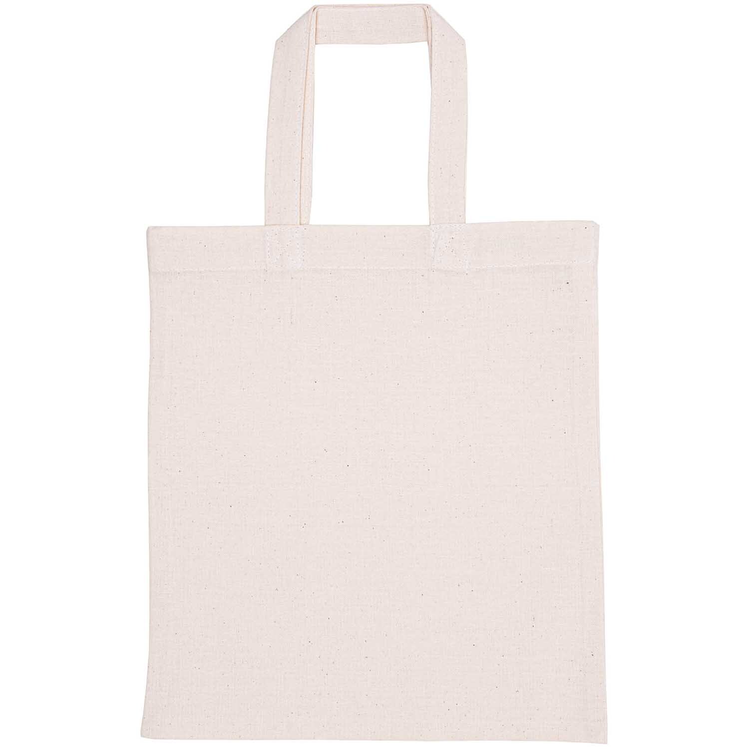 Tragetasche natur von Rico Design, 38x42cm. Die Tasche ist schlicht und aus natürlichem Material gefertigt. Ideal für umweltbewusste Einkäufe.