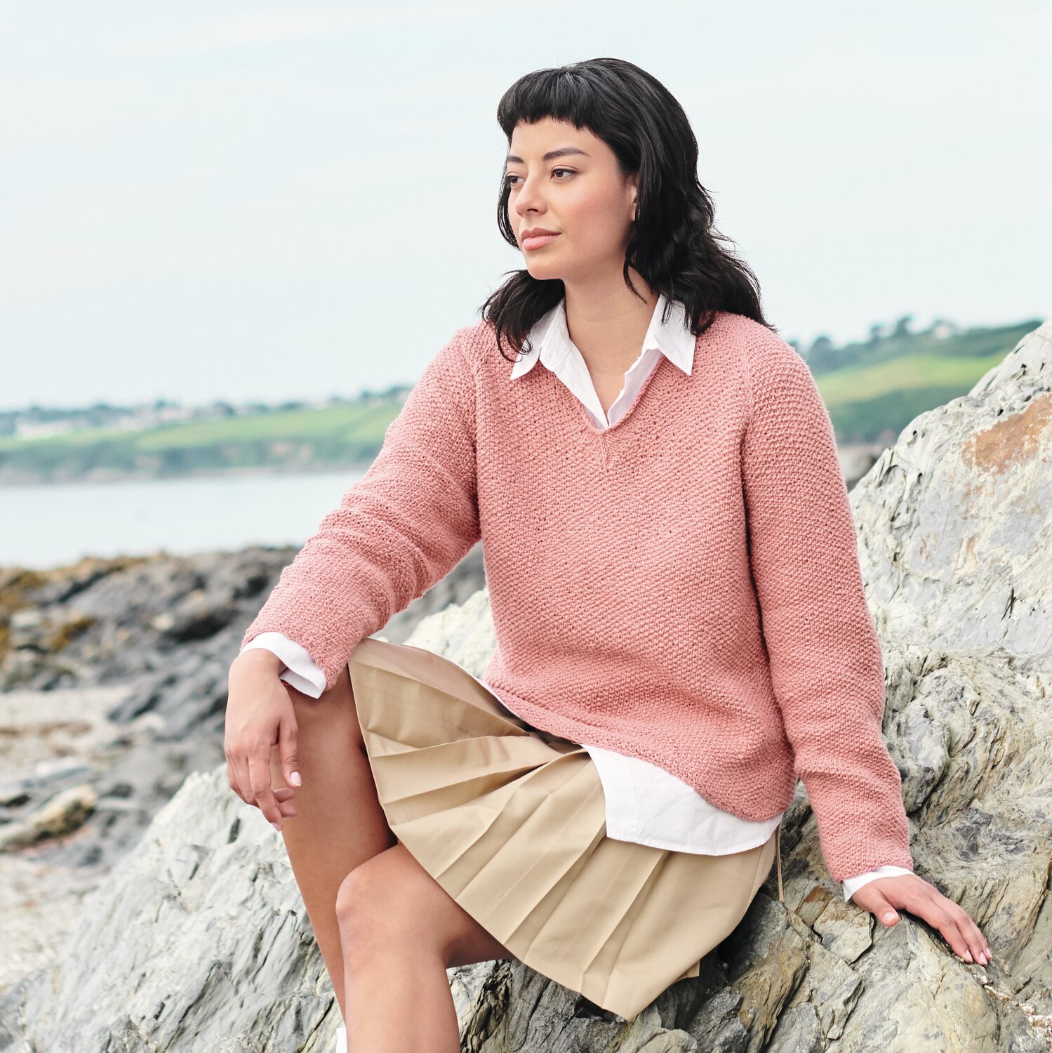 Strickset Pullover Modell 27 aus Lovewool No. 20 von Rico Design