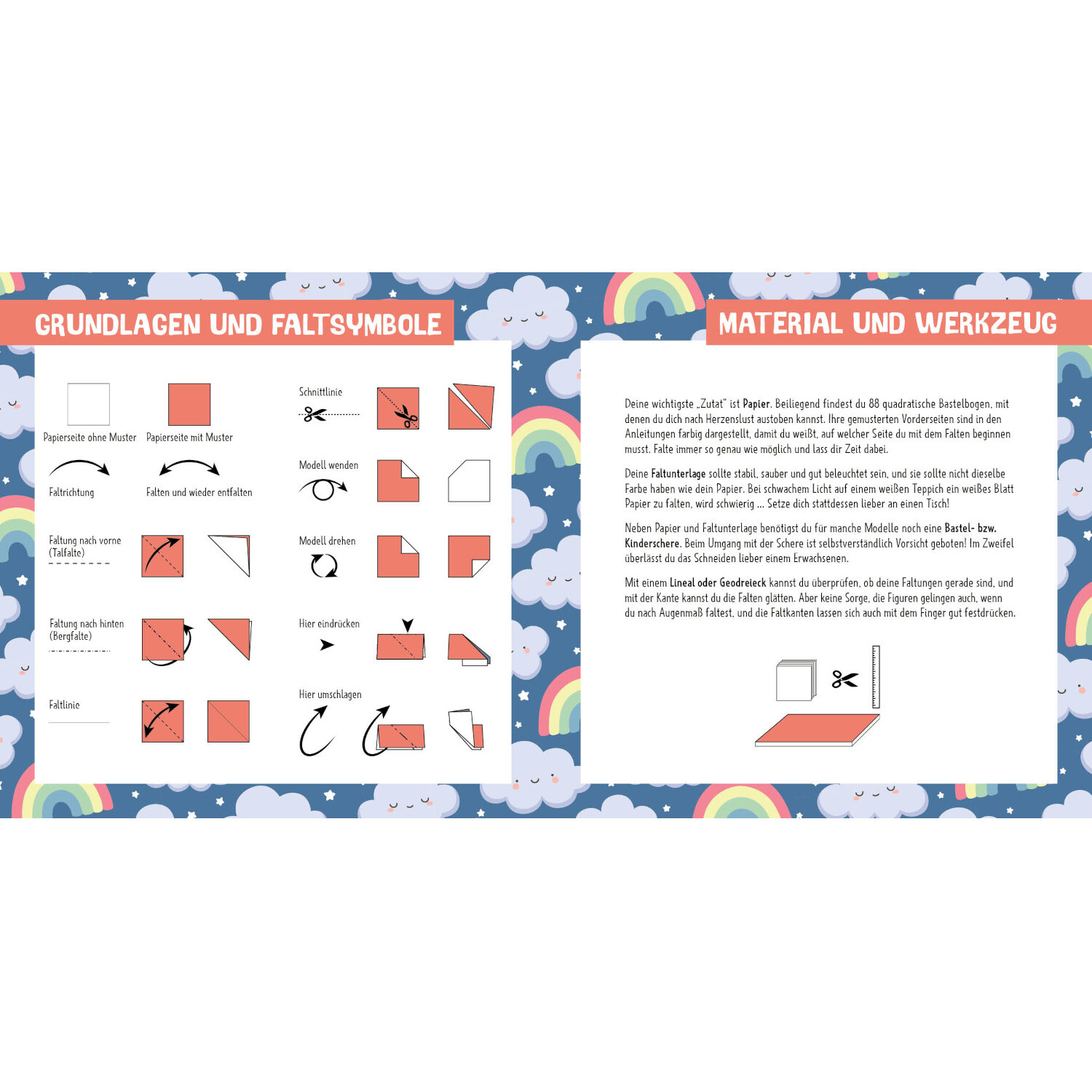88 x Origami Kids Kawaii von Edition Michael Fischer 