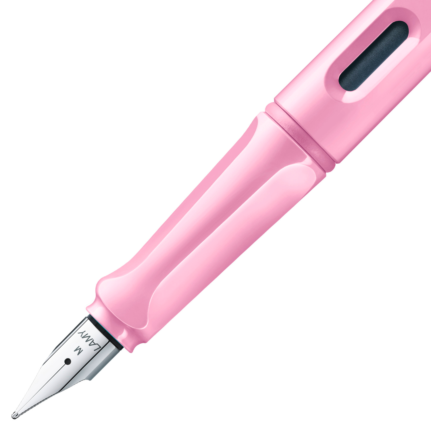 Füllhalter safari in Lightrose von Lamy mit Feder M, elegantes Design für stilvolles Schreiben.