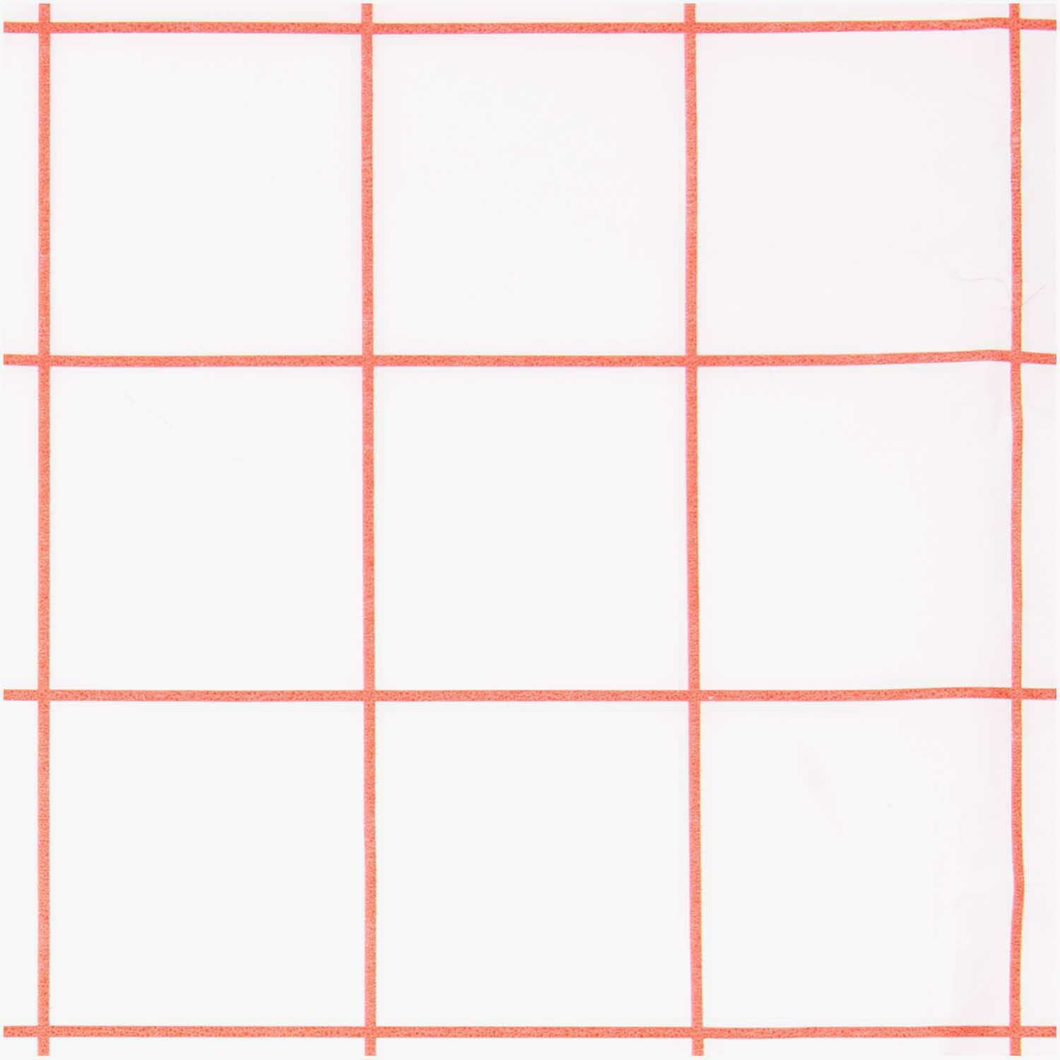 Paper Poetry Seidenpapier zeigt ein rot-weißes Rastermuster. Ideal für kreative Bastelprojekte. Marke: Rico Design. Größe: 50x70cm.