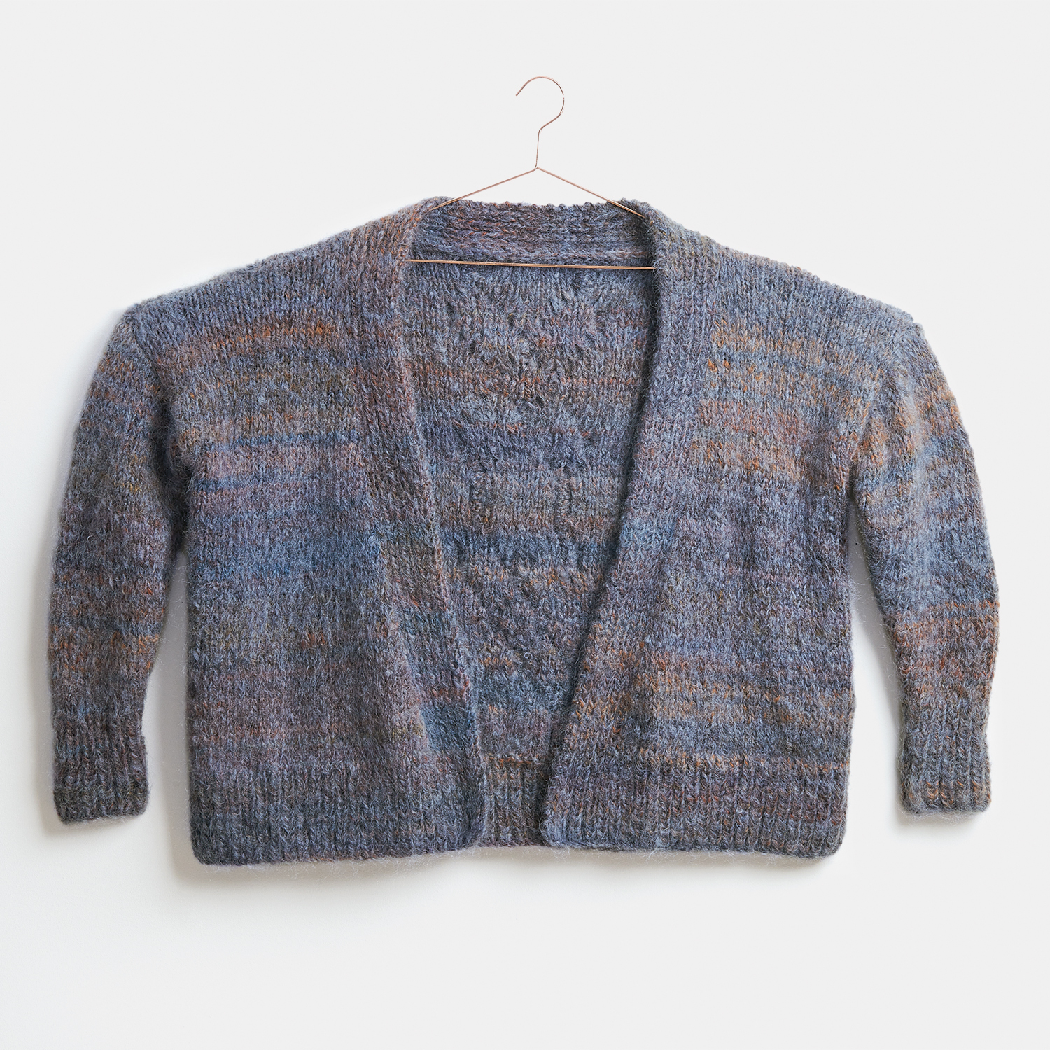 Strickanleitung Zopf-Jacke aus Creative Mohair Melange von idee. Creativmarkt 