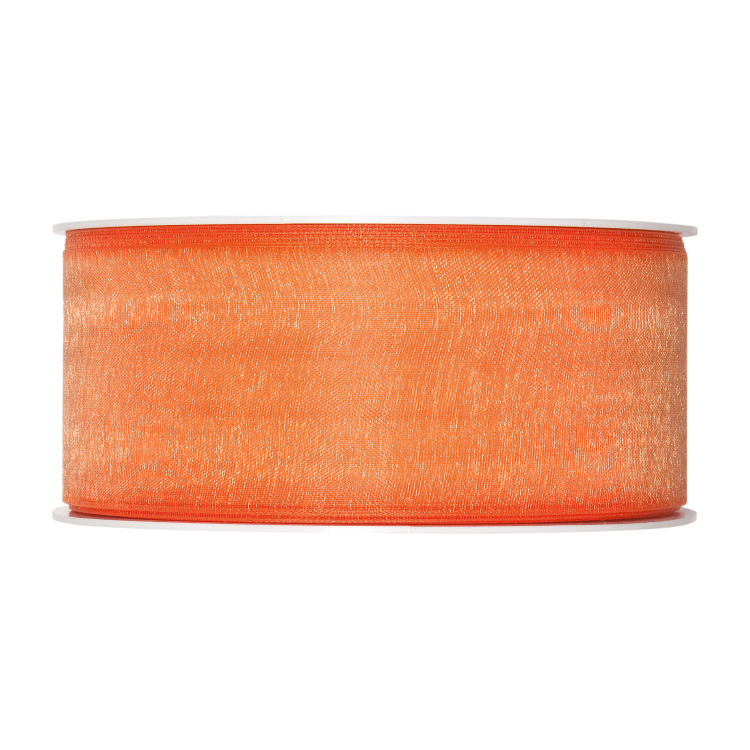 Organzaband 40mm 5m Farbe Orange von Halbach Seidenbänder 