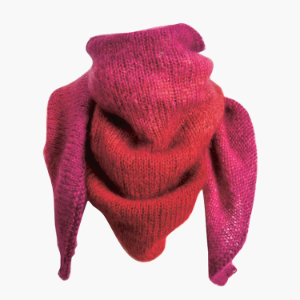 Rotes Dreieckstuch