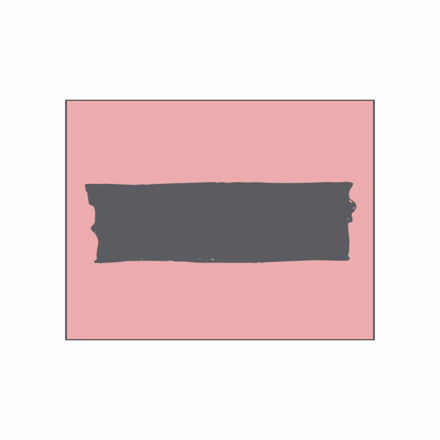 Stempel Pattern 3 von May&Berry in Rosa, rechteckig mit grauem Streifen, 35x45mm.