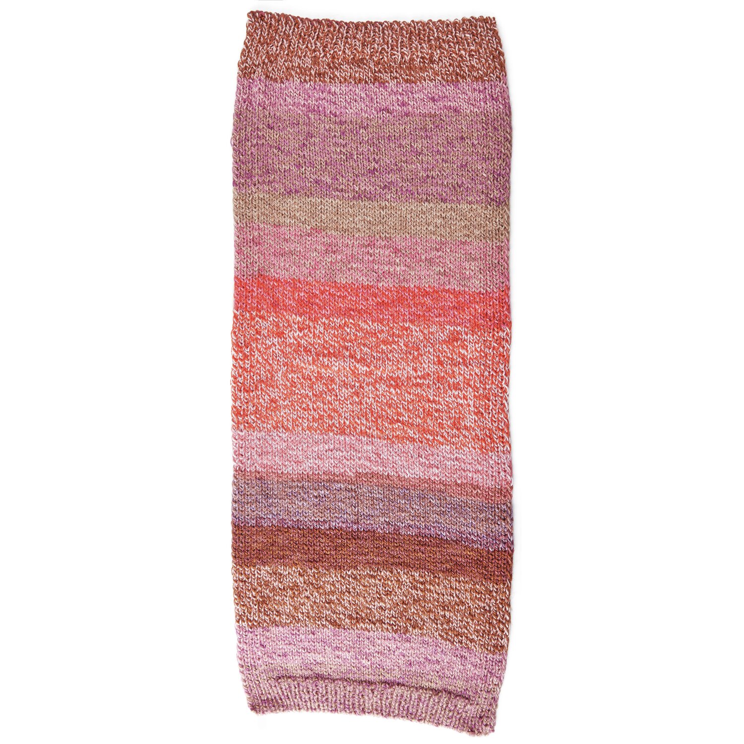 Creative Chic-Unique: Gestrickter Schal in Beere-Tönen, 200g 310m, von Rico Design. Ideal für stilvolle Akzente.