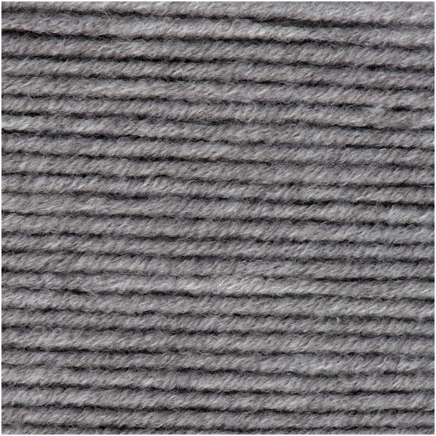 Classik Wolle in Grau-Melange von Wolle Rödel, 50g Knäuel mit 90m Länge, ideal für Strickprojekte.