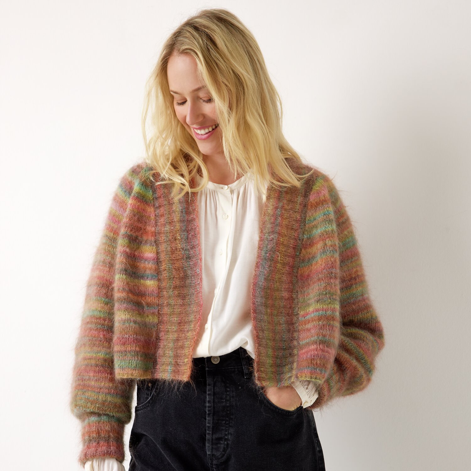 Strickset Jacke Modell 16 aus Die Neue Masche No. 13 von idee. Creativmarkt
