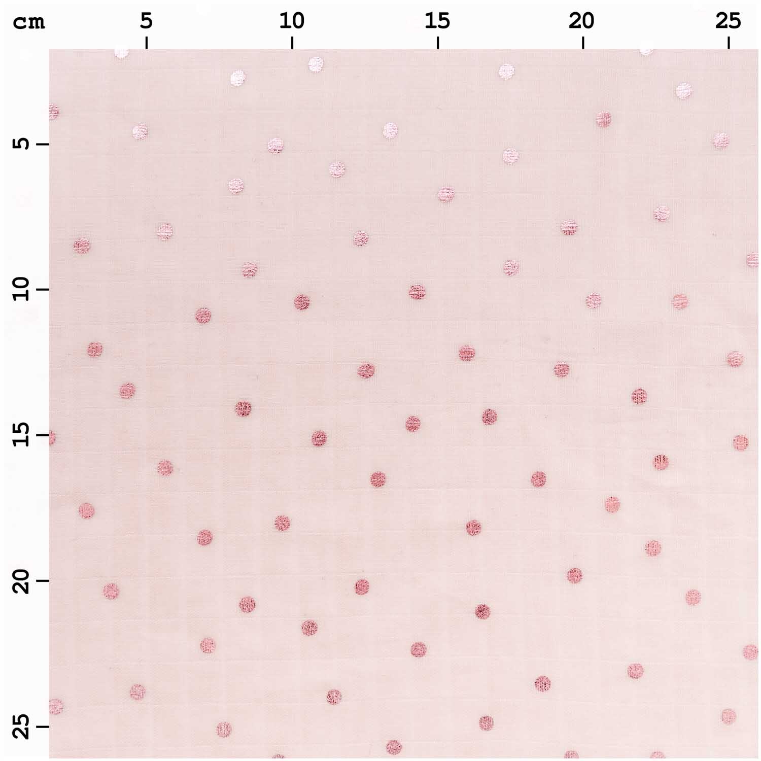 Musselin-Druckstoff Hygge Punkte rosa Hot Foil 140cm von Rico Design