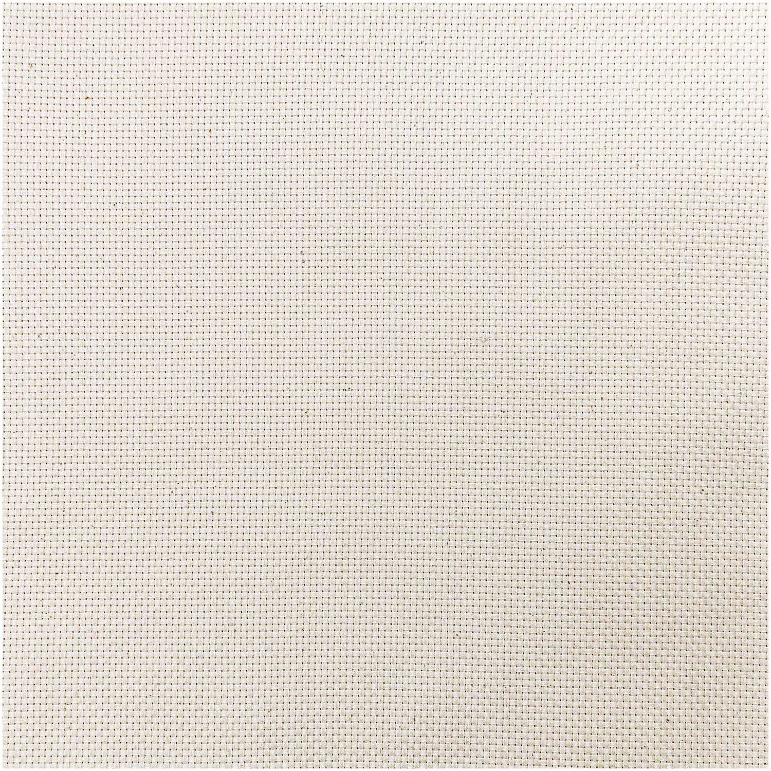 Mönchstoff natur 4,6 Stiche/cm 140cm von Rico Design in Beige, ideal für kreative Nähprojekte.