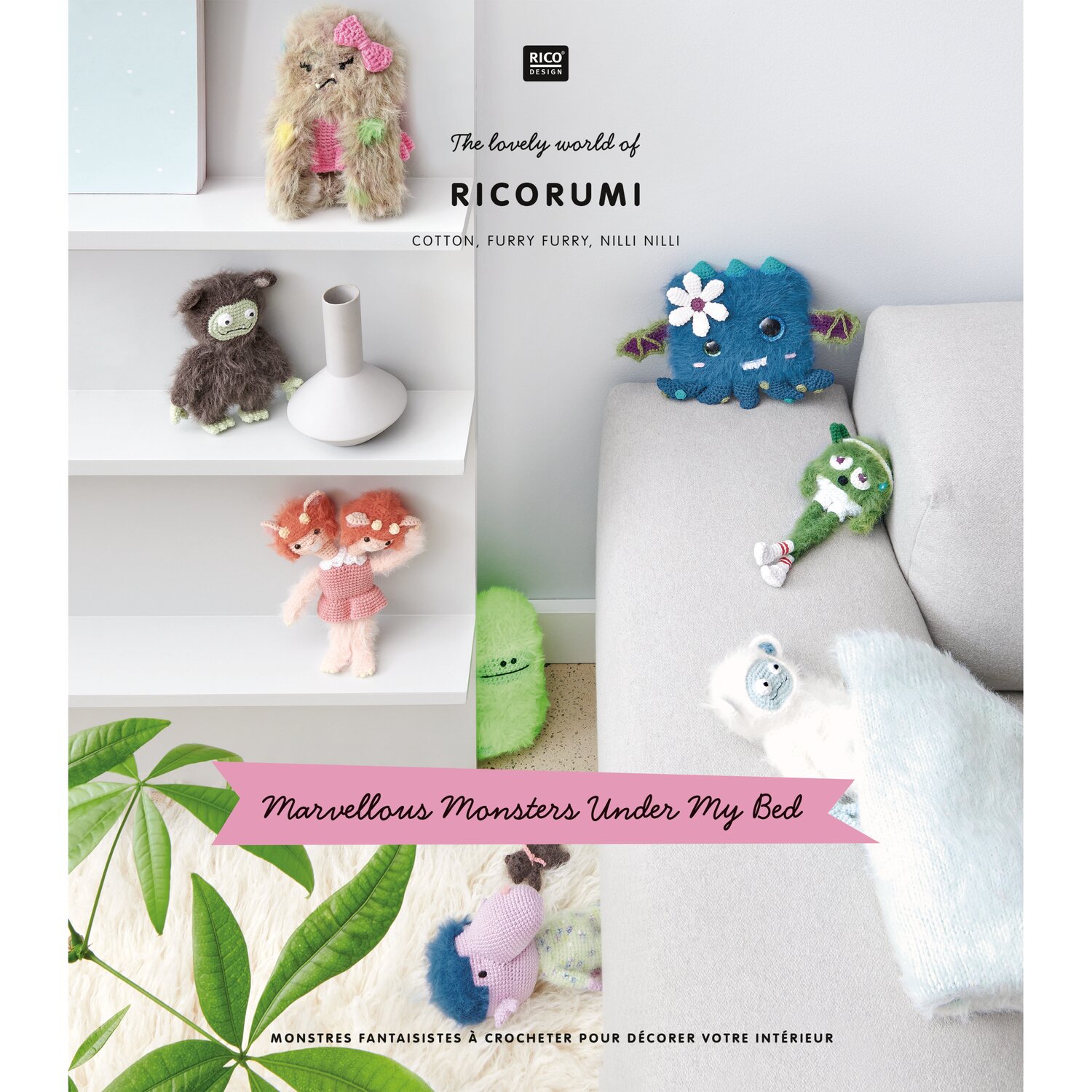 Ricorumi Marvellous Monsters Under My Bed Sprachauswahl französisch von Rico Design