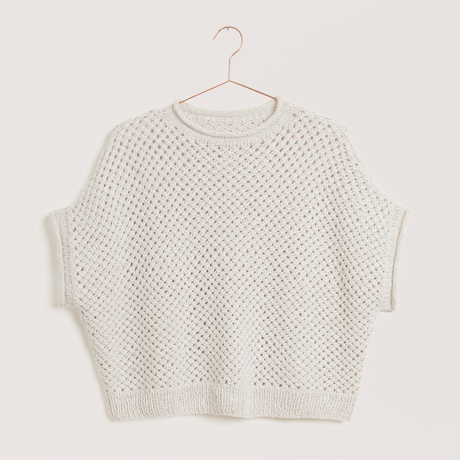 Strickset Shirt Modell 18 aus Made by Me Nr. 18, naturfarben, aus Fashion Silk Blend dk.