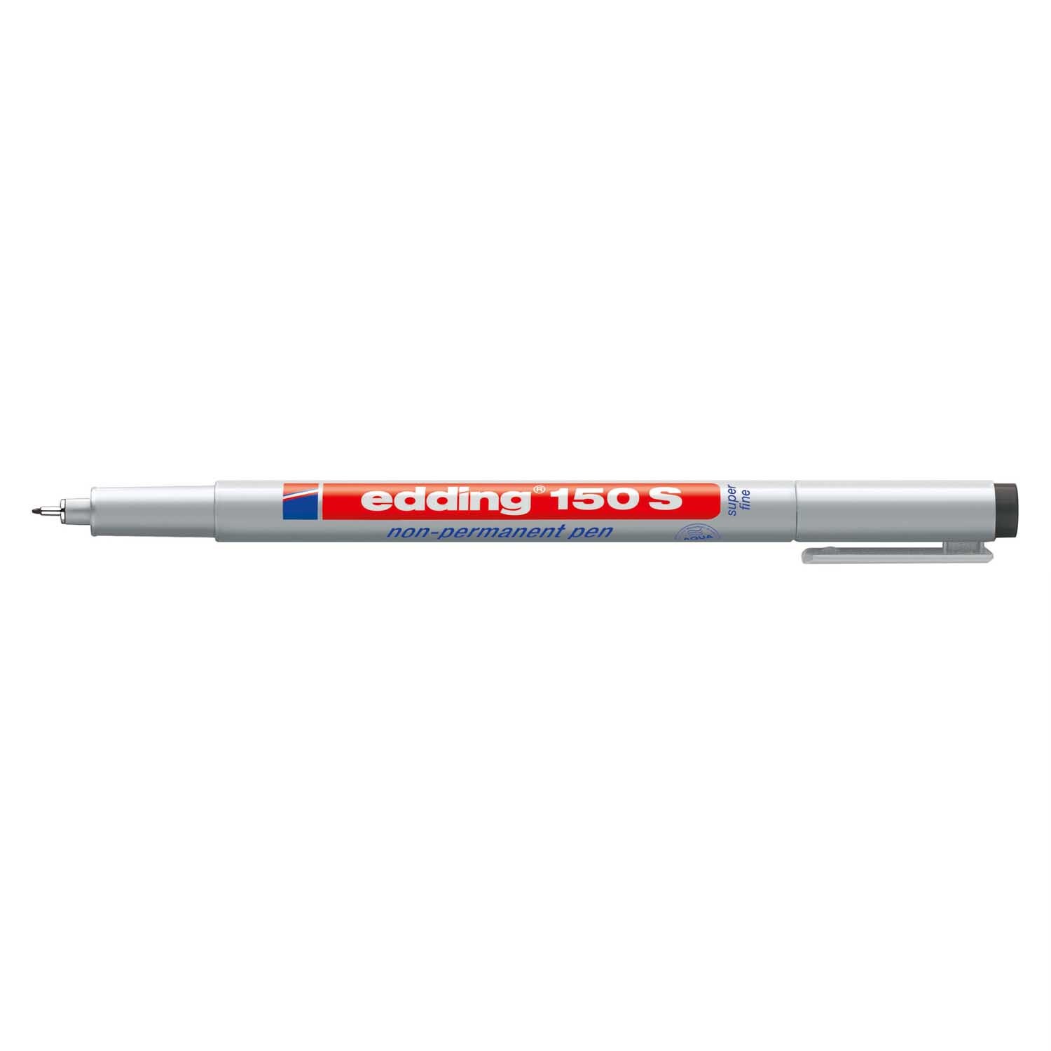 OHP-Marker non-permanent schwarz von edding, ideal für Präsentationen. Der Marker hat eine feine Spitze und ist in Schwarz gehalten.