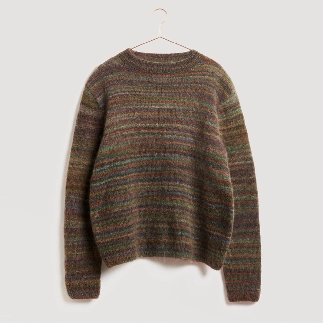 Gestrickter Pullover Herren: Modell 09 aus dem Heft Lovewool No. 21