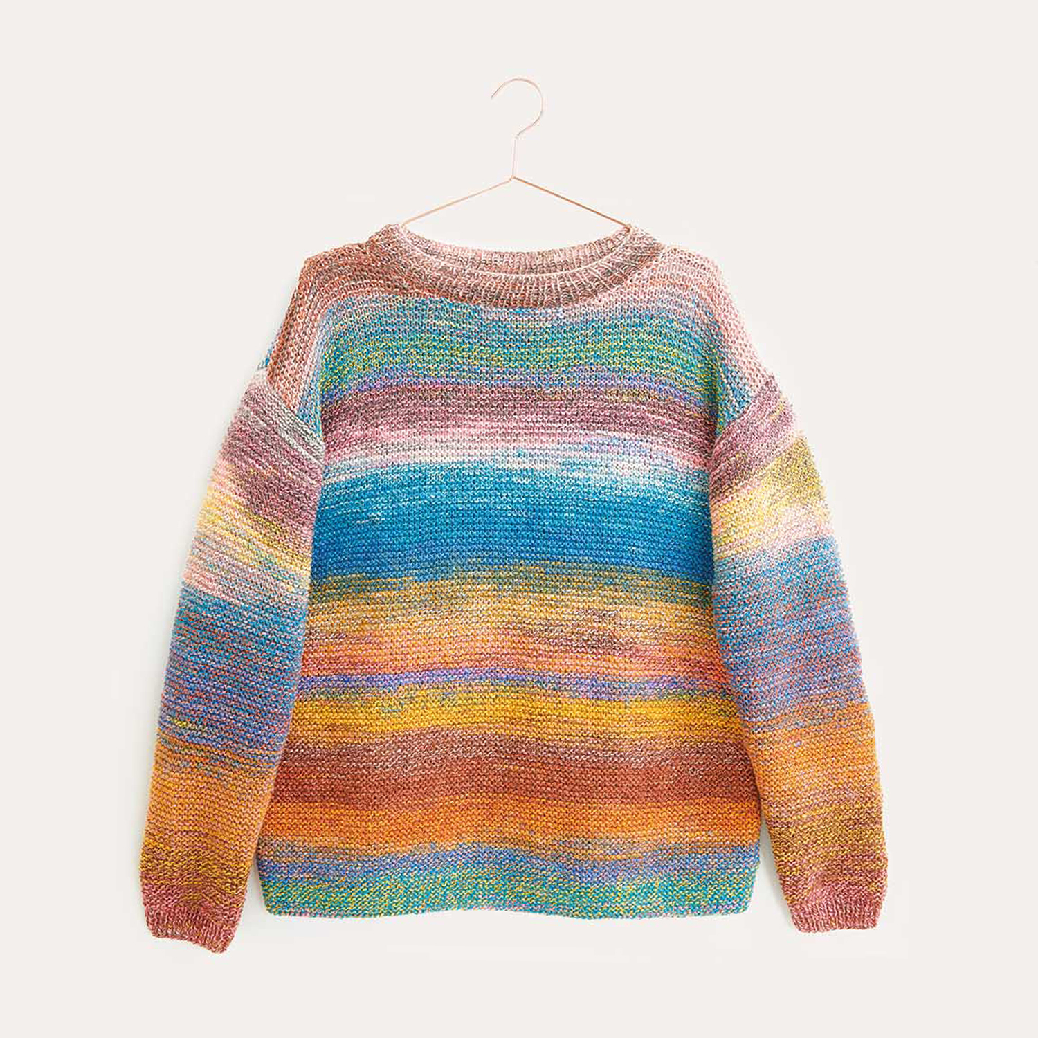 Gestrickter Pullover: Modell 15 aus dem Heft Creative Chic Unique dk Special