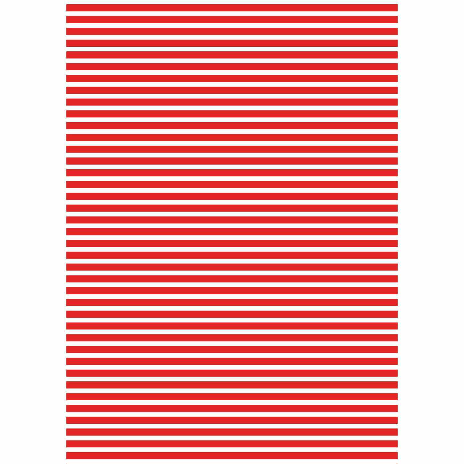 Fotokarton Streifen weiß-rot 50x70cm 300g/m² von MarpaJansen 