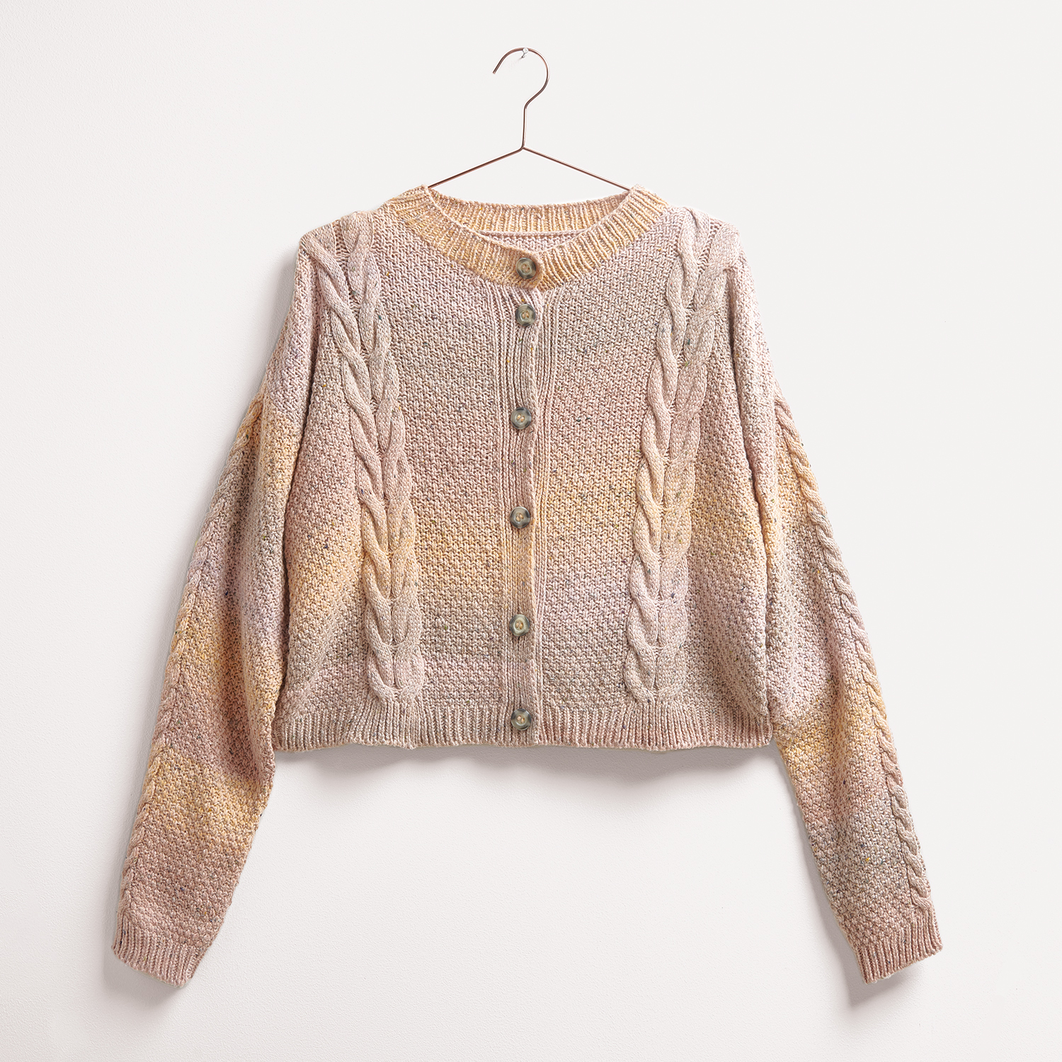 Strickanleitung Tweedjacke aus Fashion Cotton Light & Long Tweed dk von idee. Creativmarkt