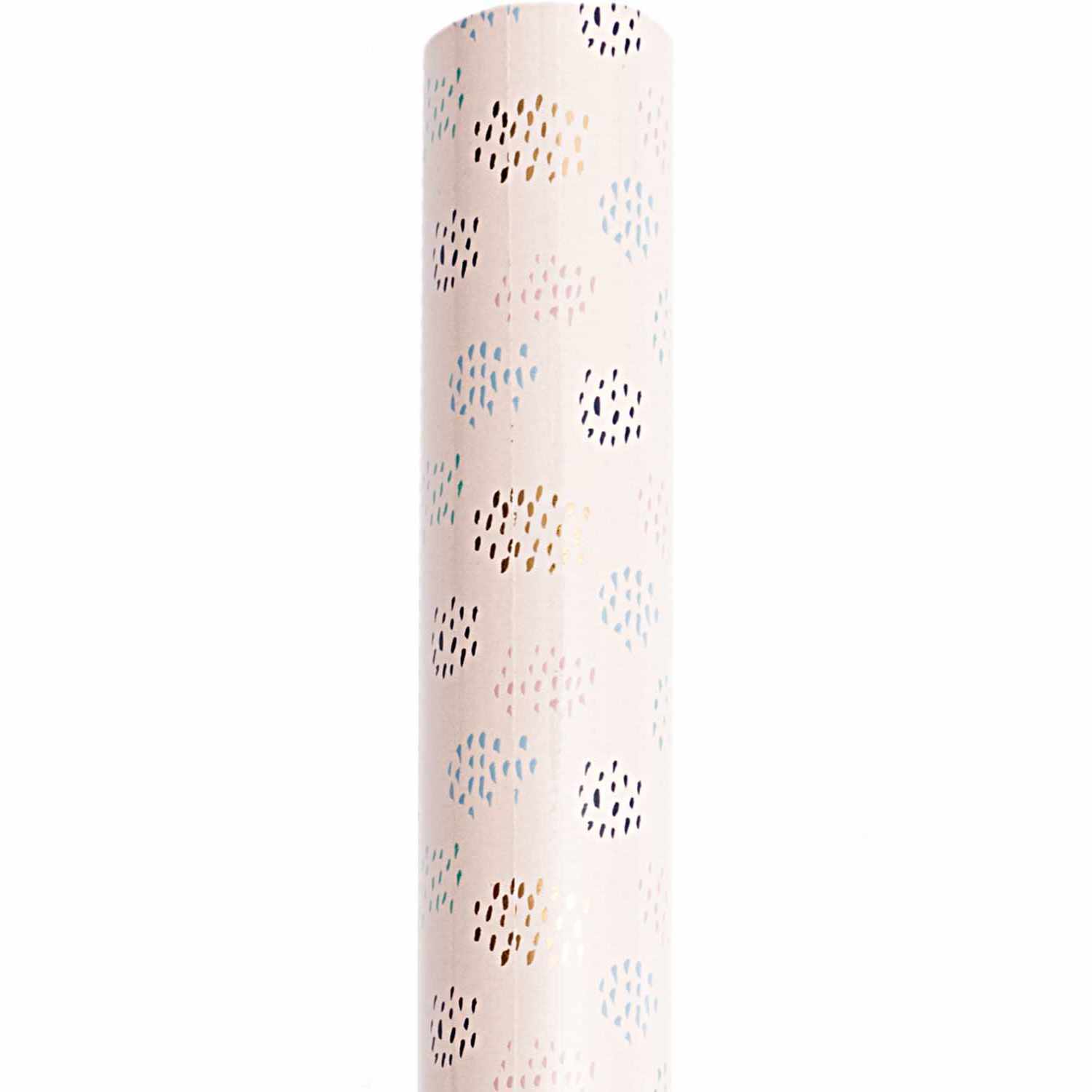 Paper Poetry Geschenkpapier mit Hot Foil-Design, rosa, 70cm x 2m, von Rico Design, zeigt ein elegantes Muster.