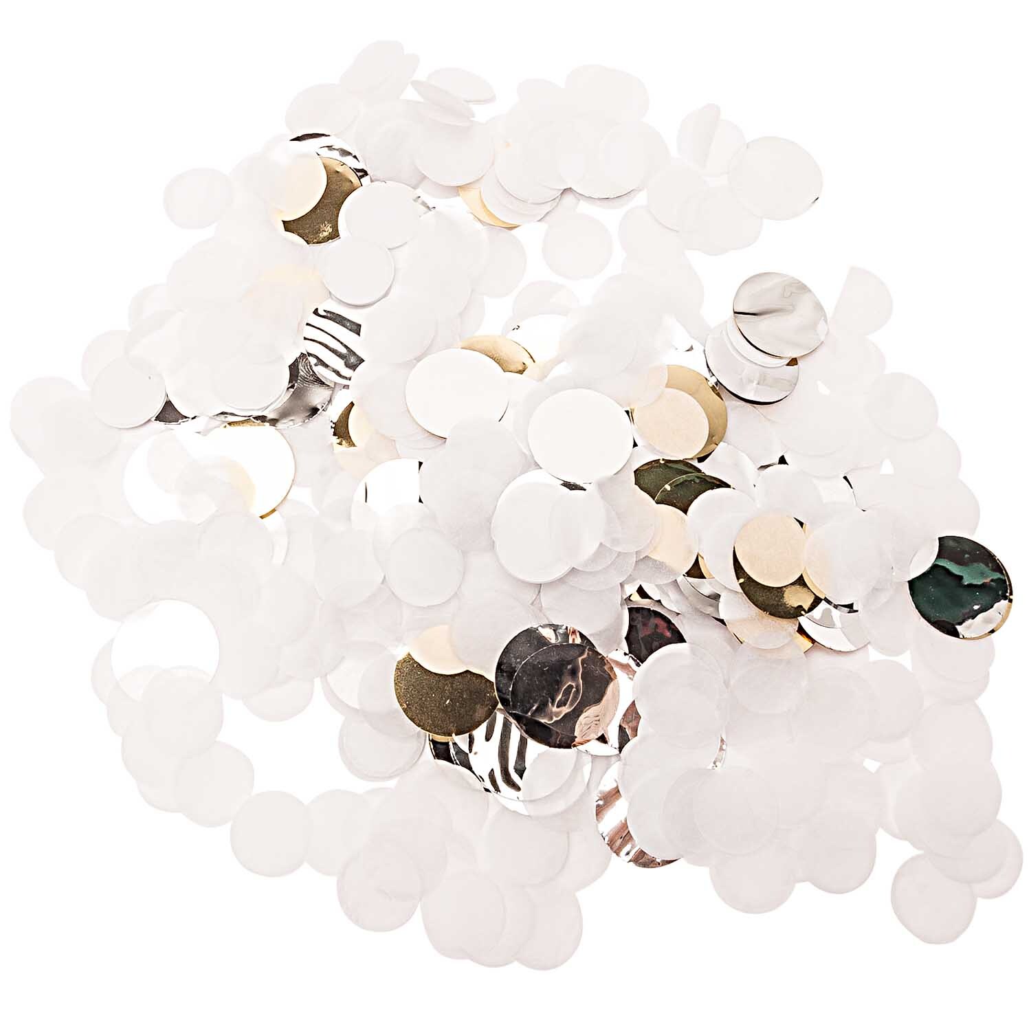 Konfetti Popper 8 g Farbe Weiß Mix von Rico Design