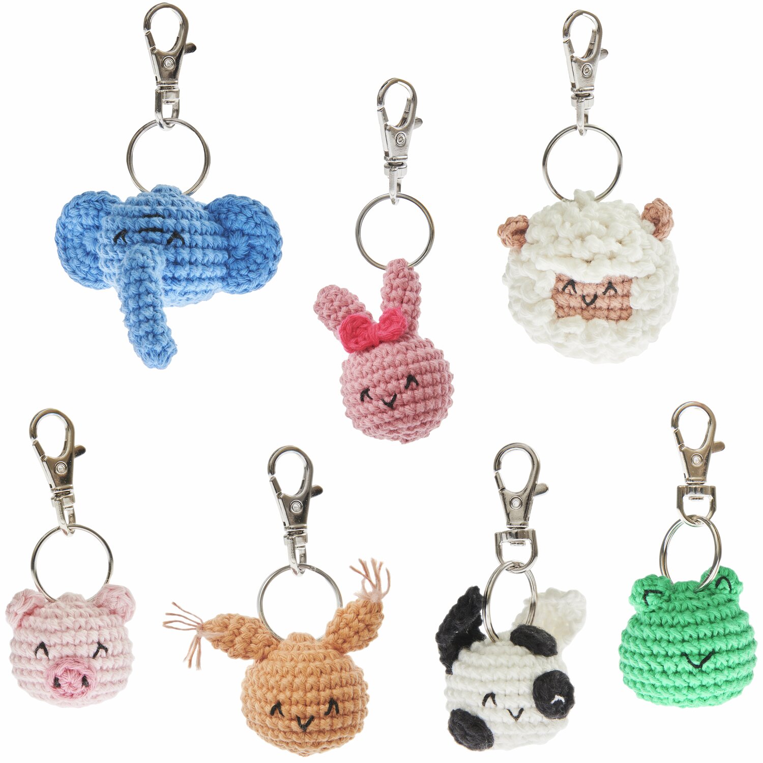 Ricorumi Häkelset Schlüsselanhänger - Chingu Animals von Rico Design