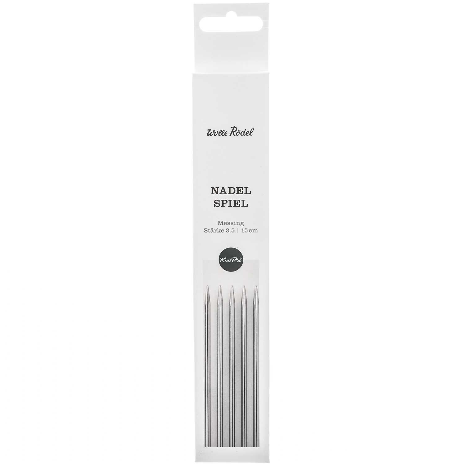 KnitPro Nadelspiel 3,5mm 15cm Stahl von idee. Creativmarkt