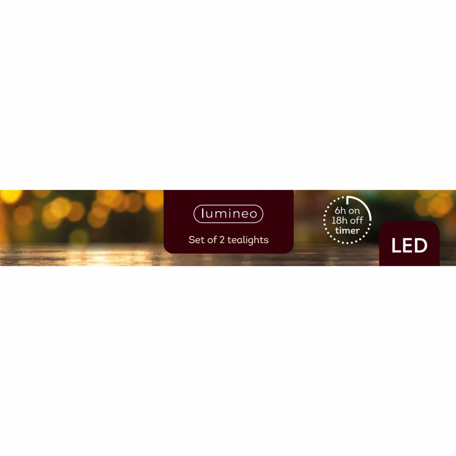 LED-Teelichter weiß Ø6cm von Kaemingk 