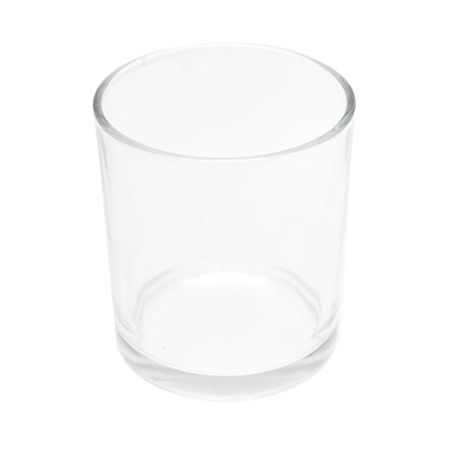 Kerzenglas von Rico Design, transparentes Glas, ideal für dekorative Kerzenarrangements.
