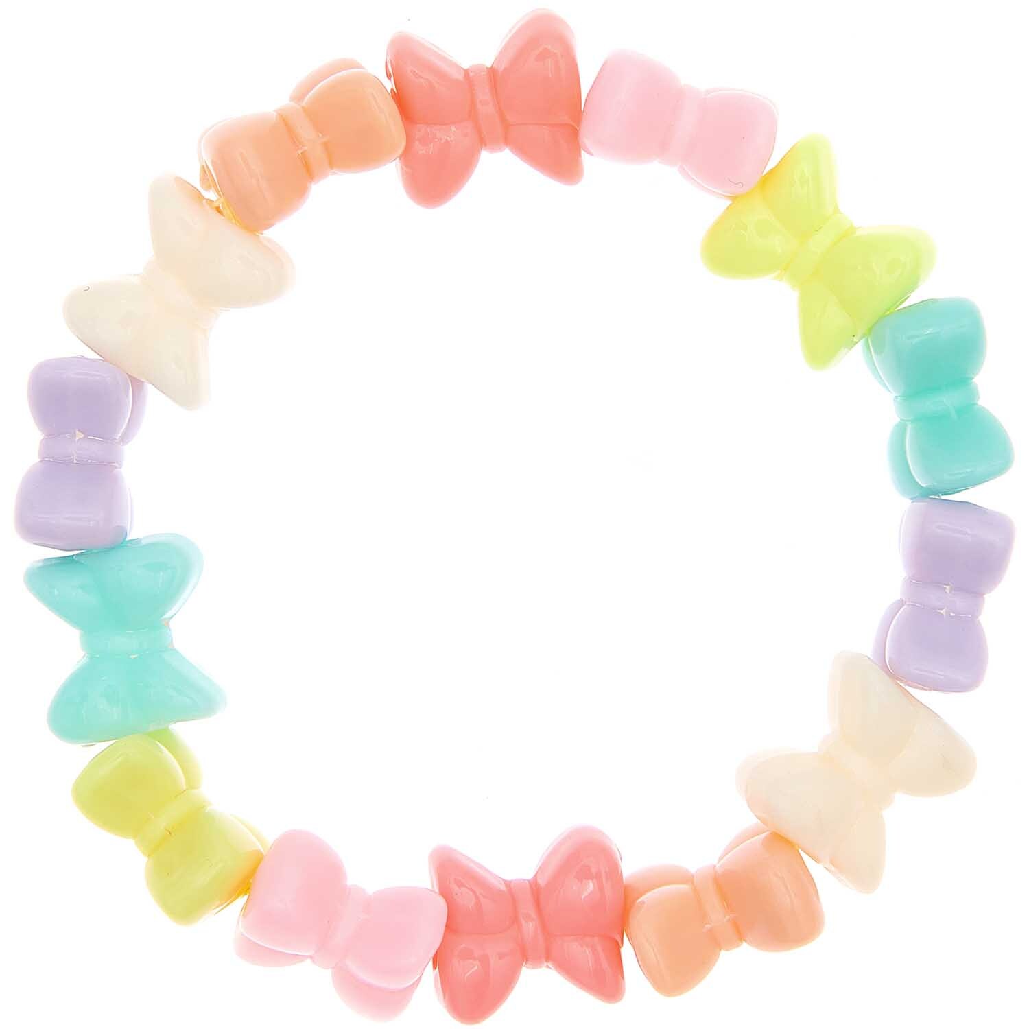 itoshii Mini Perlen Armband Set Schleifen aus bunten Perlen in Schleifenform von Rico Design. Ideal für modische Akzente.