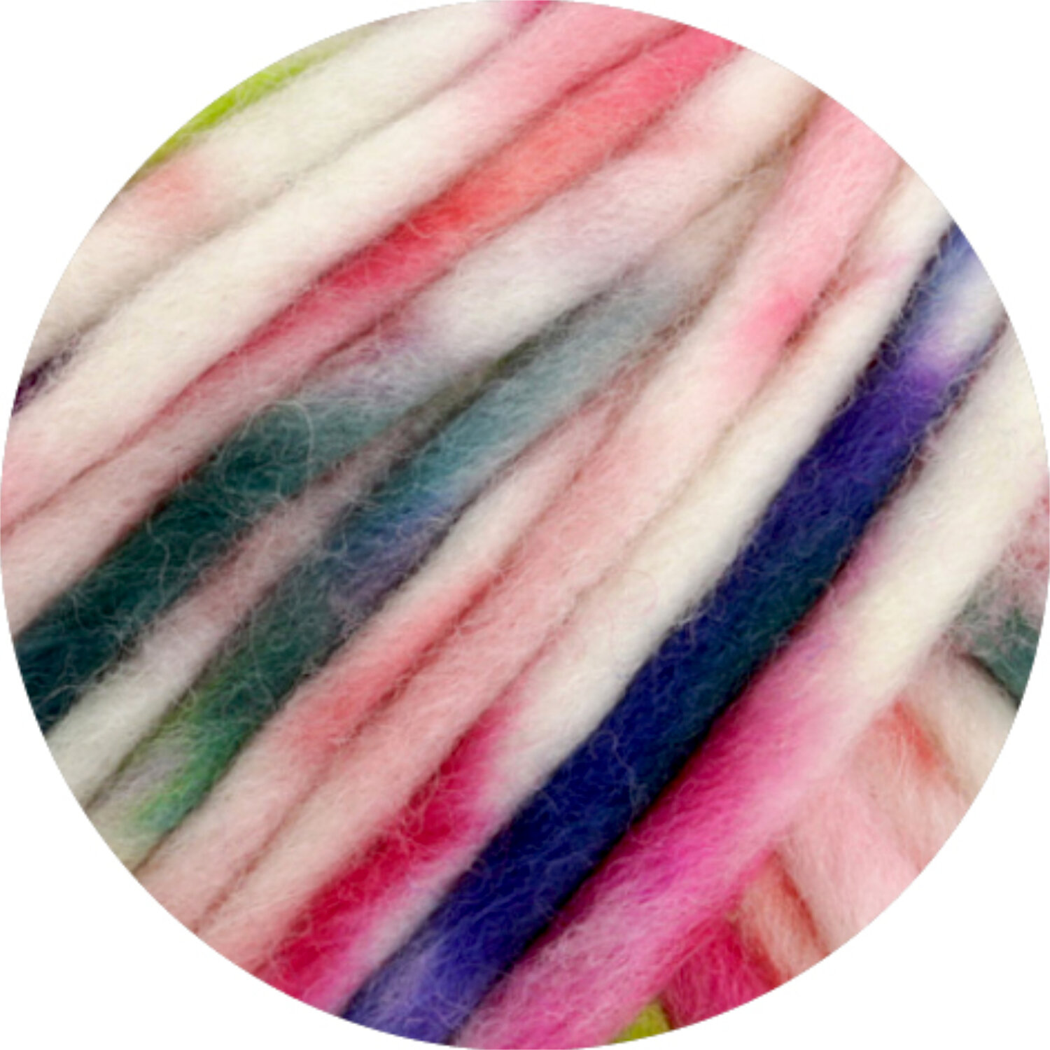 Confetti 100g 50m Farbe Erdbeer/Viola/Fuchsia/Grün/Blau/Weiß von LANA GROSSA Mode mit Wolle Handels- und Vertriebs 