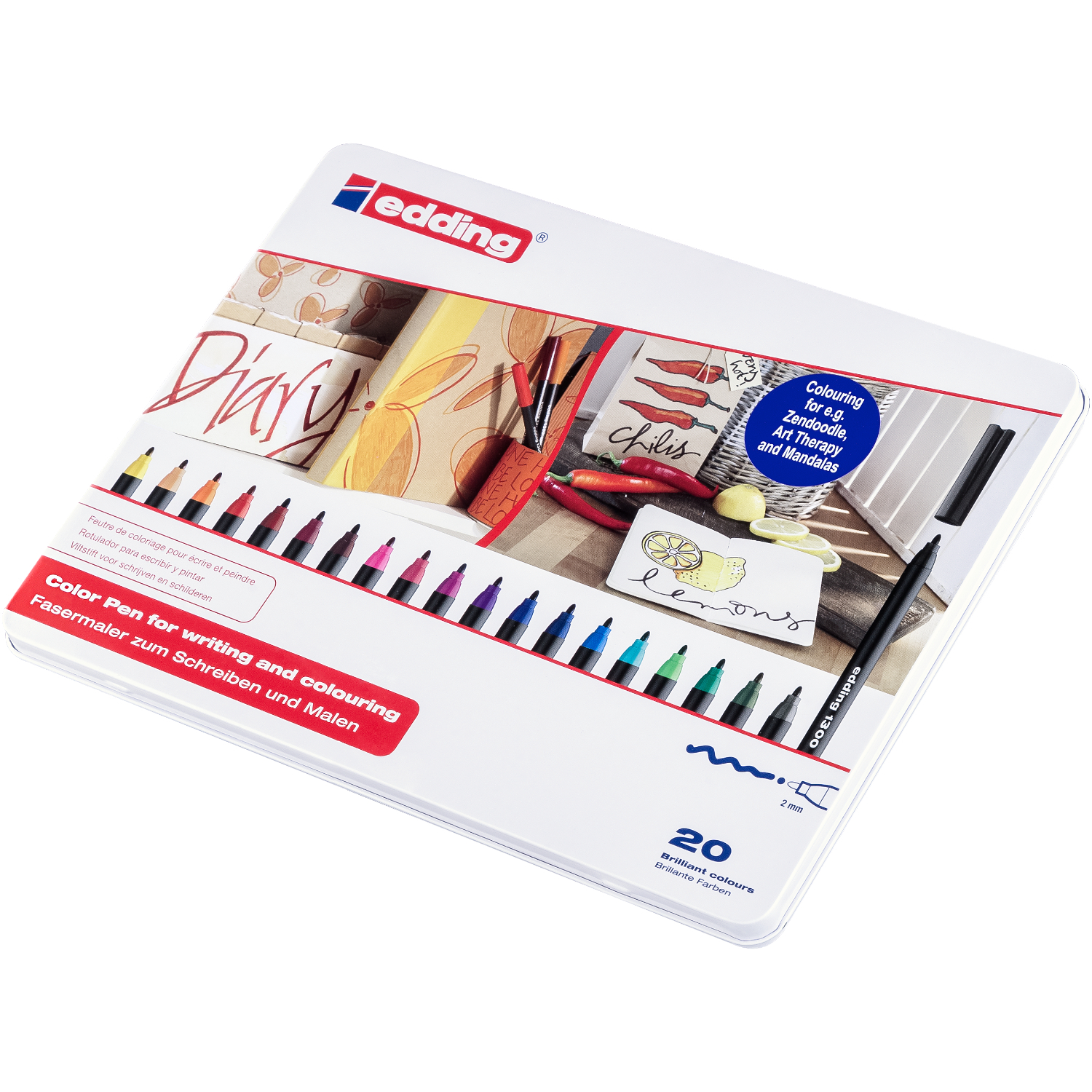 1300 im Blechetui 20er Set von edding International 