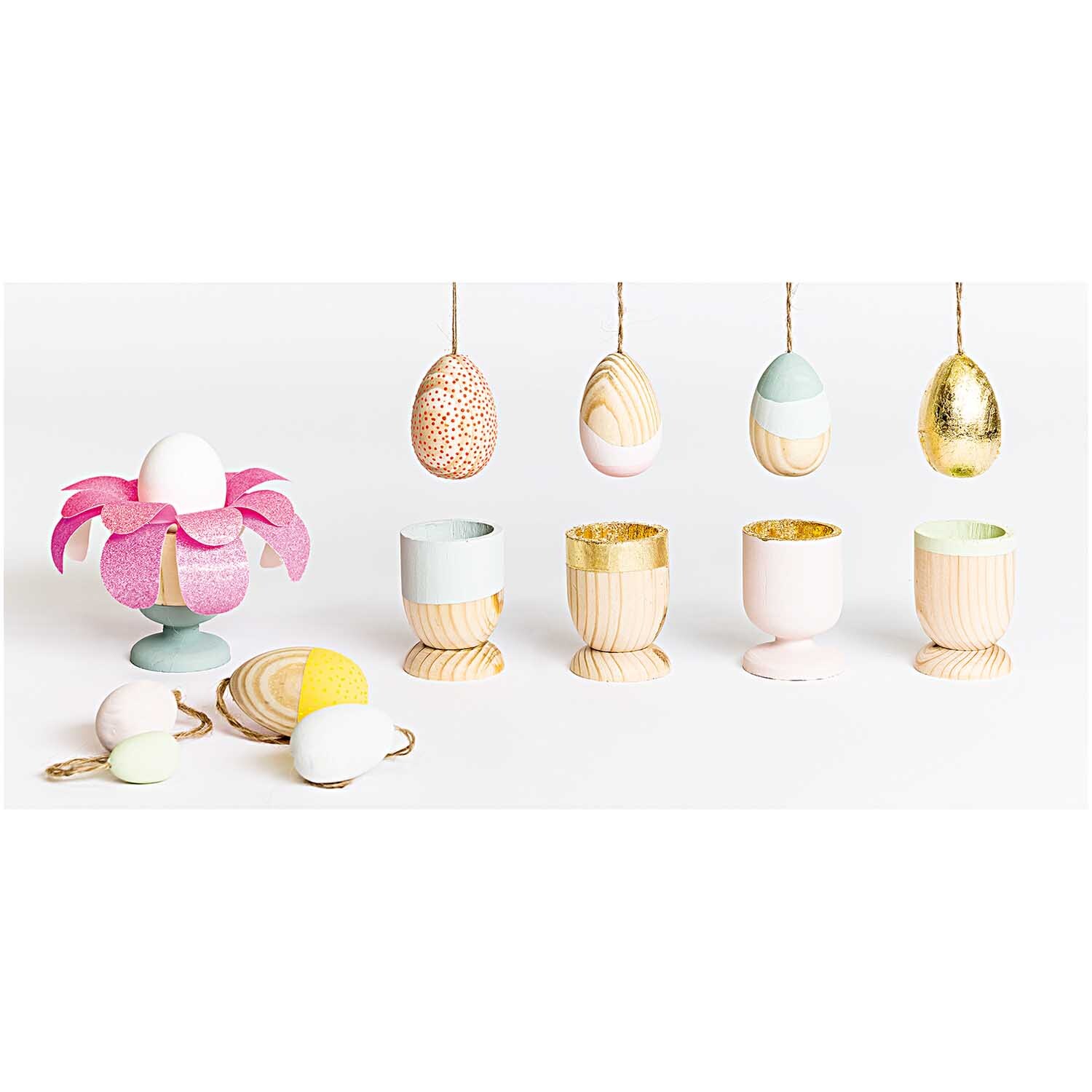 Eierbecher mit Steg 4,7x6,5cm von Rico Design