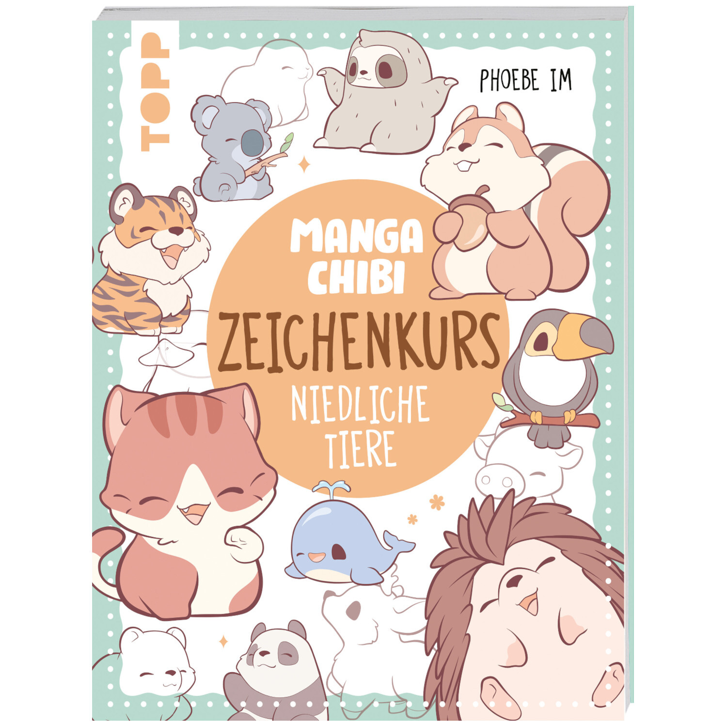 Manga Chibi - Niedliche Tiere: Ein Buch von TOPP mit bezaubernden Illustrationen von niedlichen Tieren. Perfekt für Manga-Liebhaber.