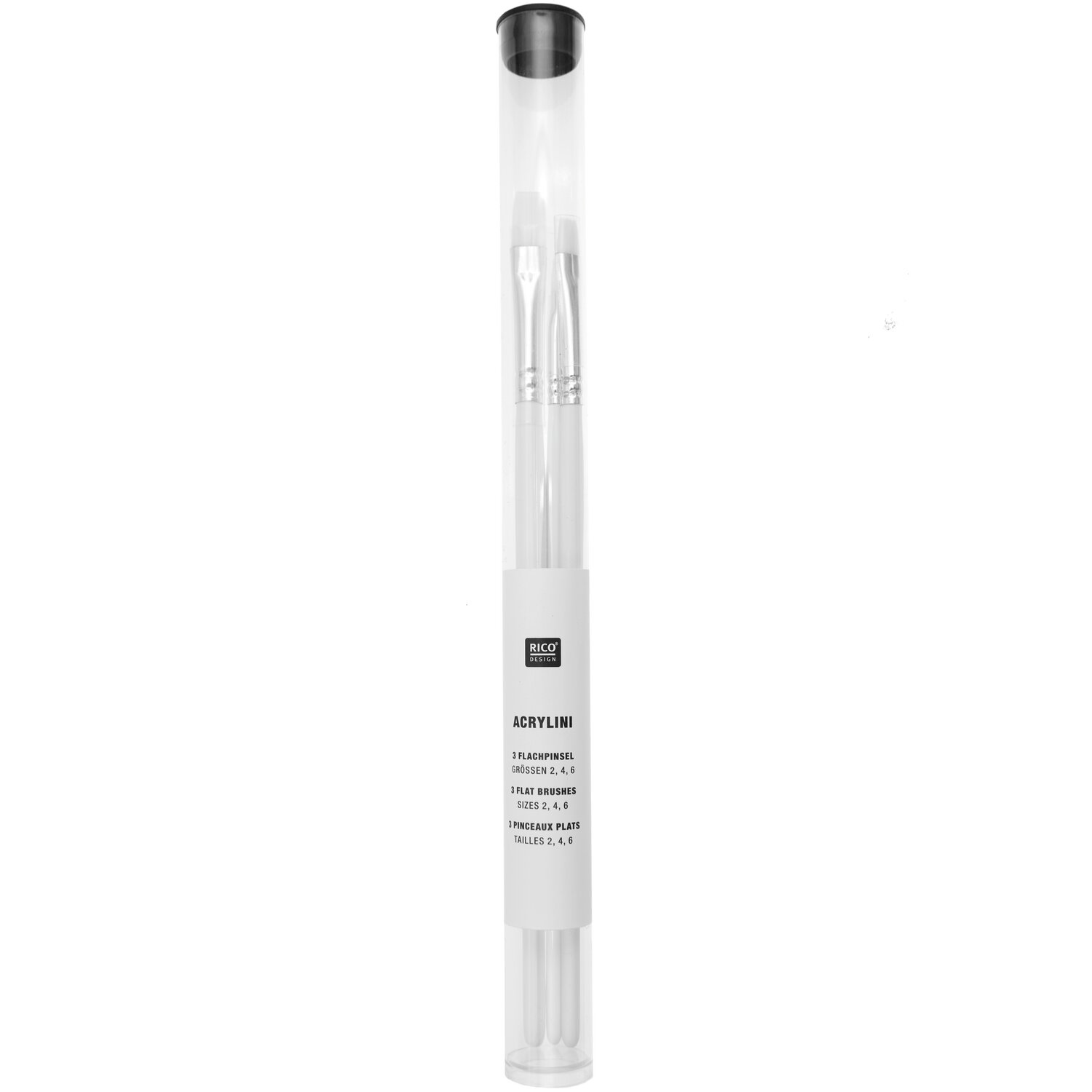 Acrylini Acrylpinselset flach 3-teilig von Rico Design