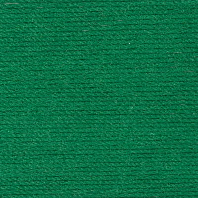 Cotton Universal, Wolle Rödel: Nahaufnahme von grüner Wolle, 50g 85m, ideal für Strickprojekte.