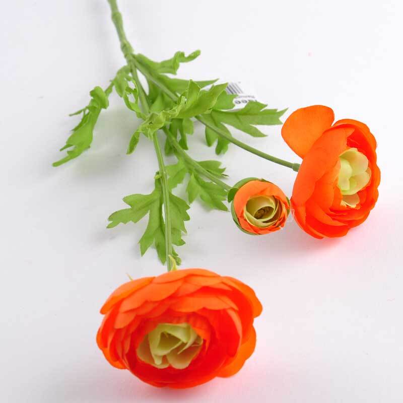 Ranunkel orange 42cm von idee. Creativmarkt 