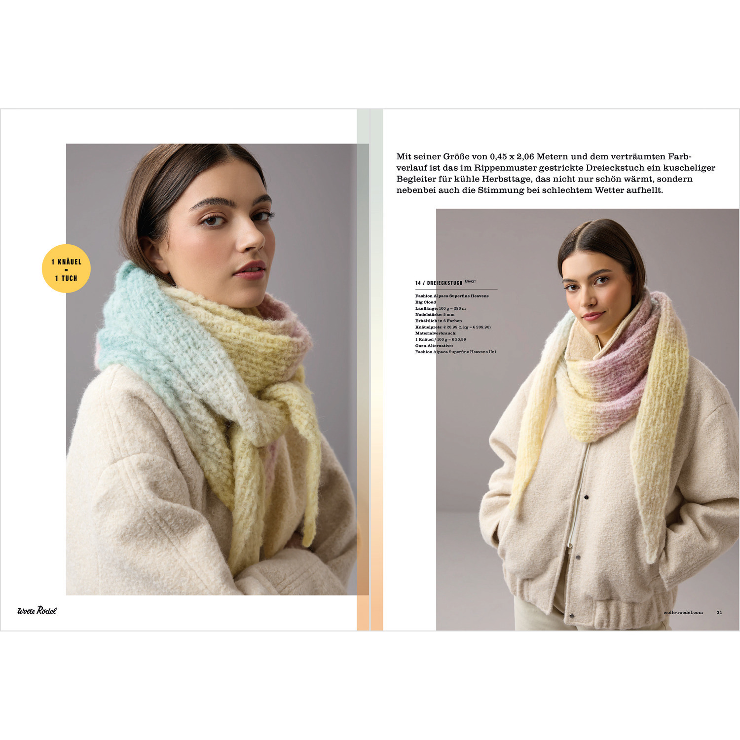 Die Neue Masche No. 10 Herbst von idee. Creativmarkt