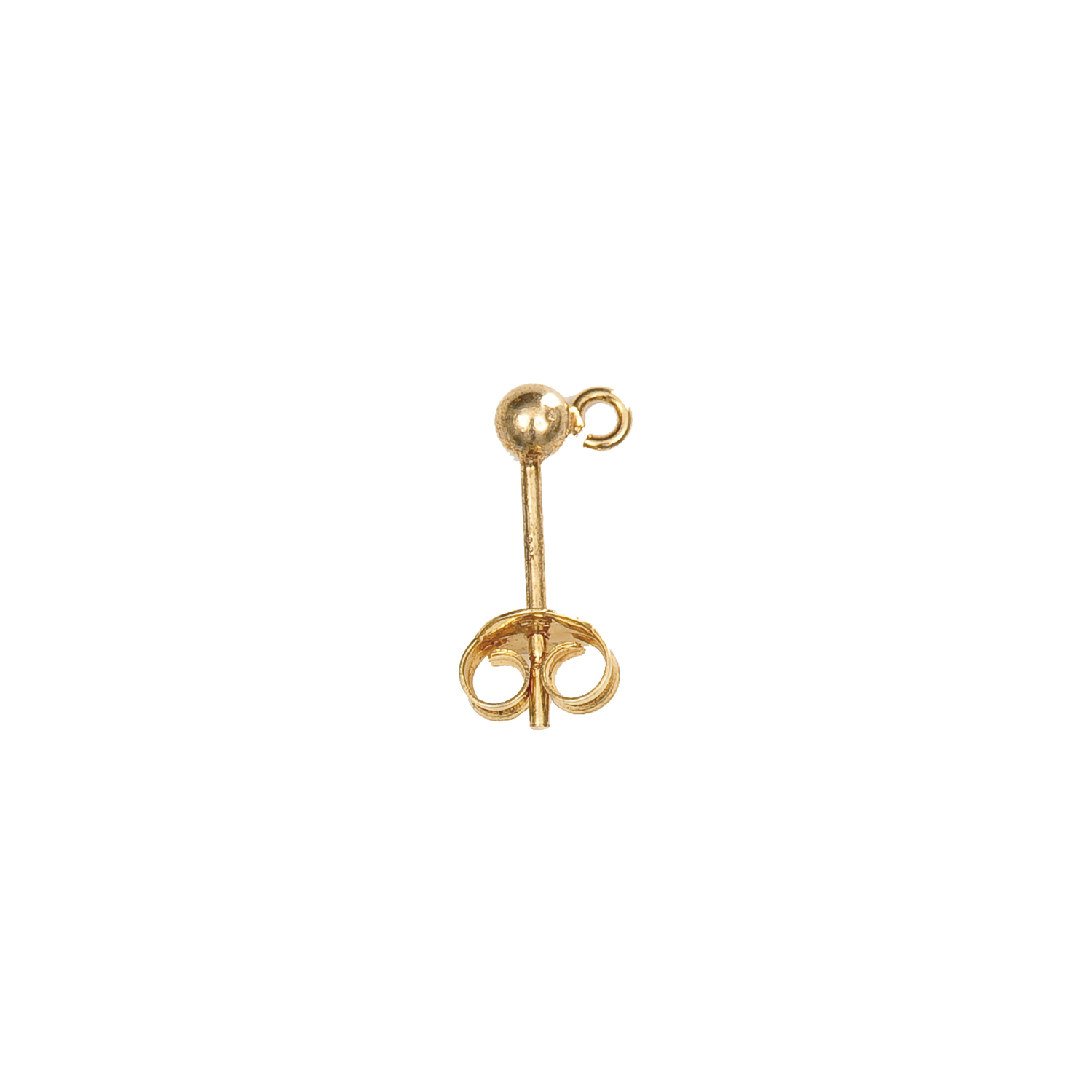 Ohrstecker vergoldet 925er Silber 2 Stück von Rico Design, zeigt elegantes, minimalistisches Design in Gold. Ideal für stilvolle Anlässe.