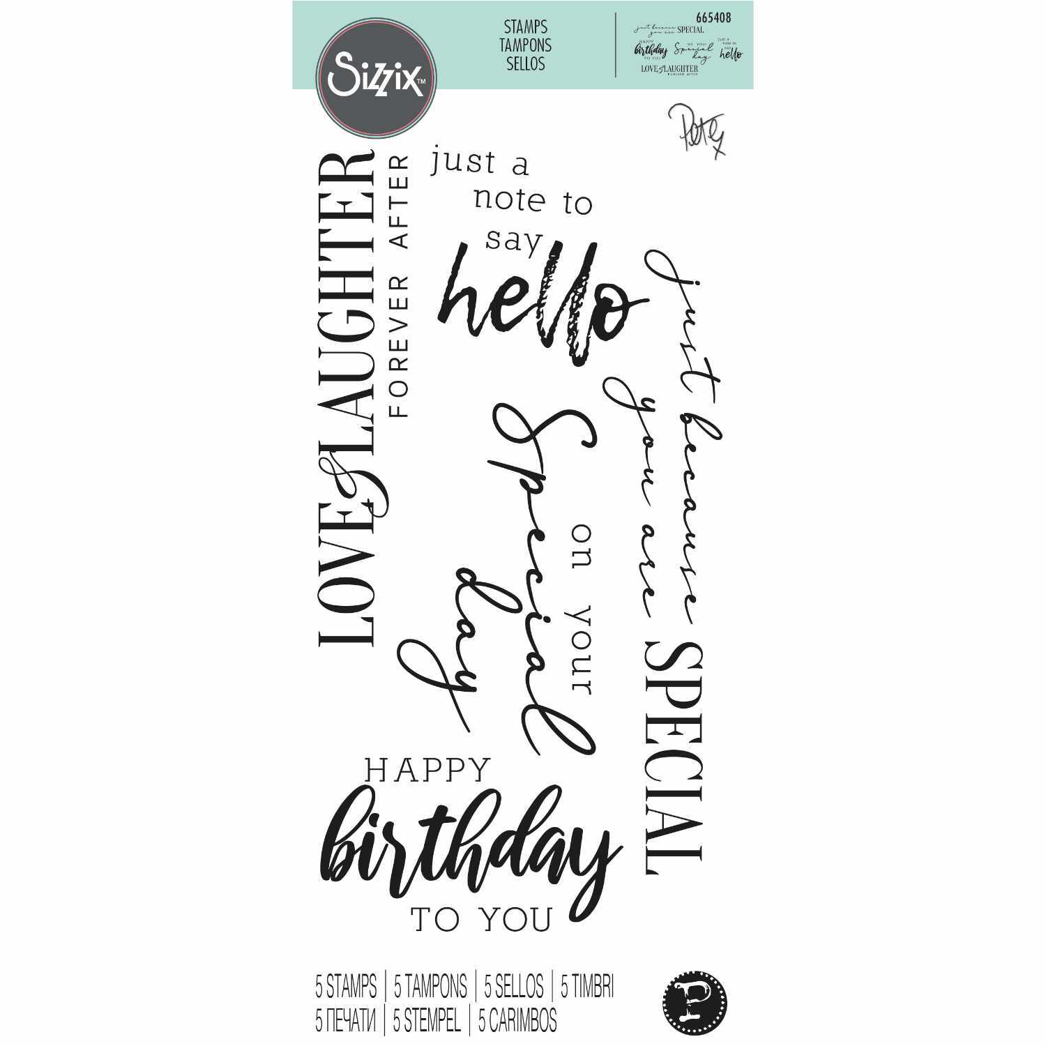 Clear Stamps Sunnyside Sentiments by Pete Hughes von idee. Creativmarkt