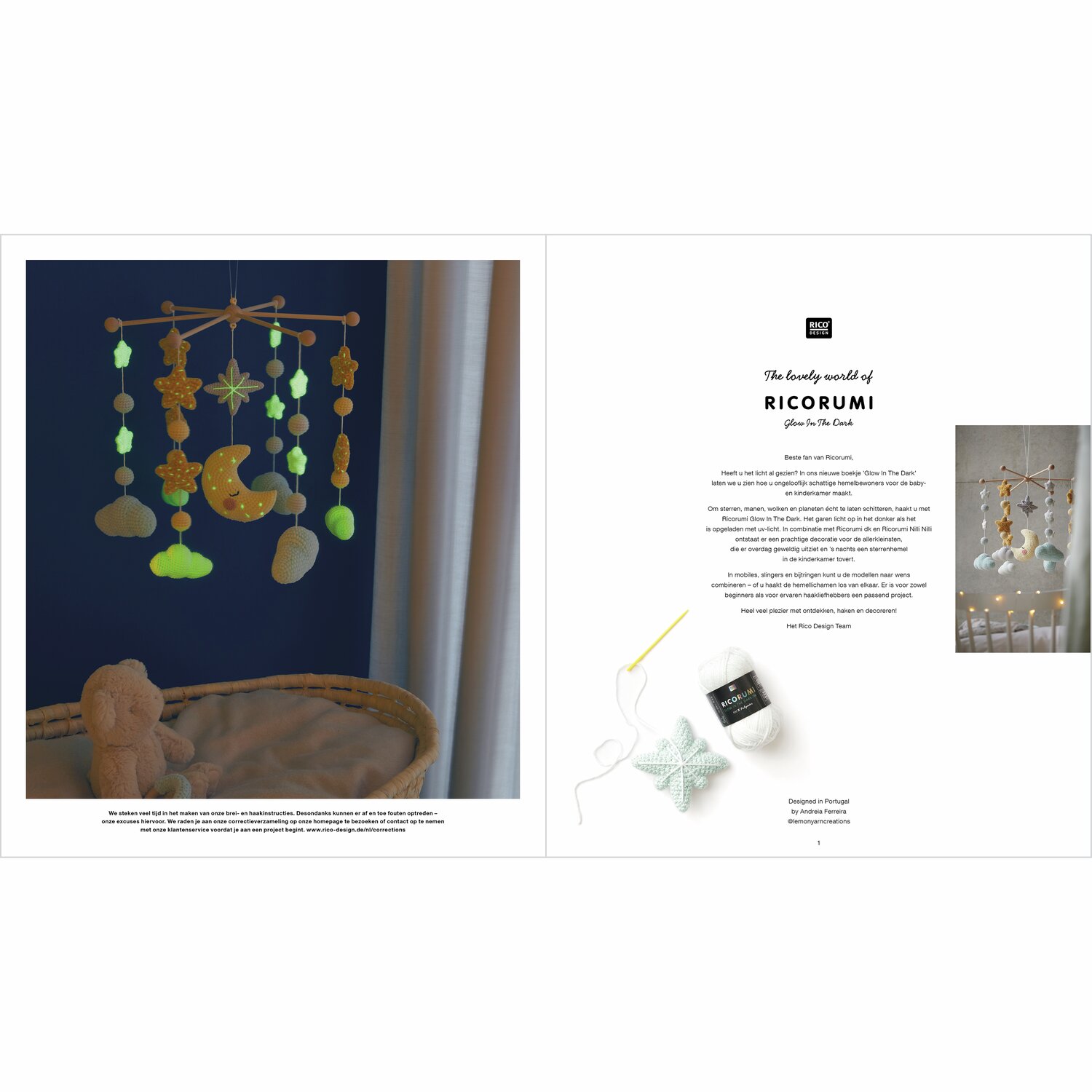 Ricorumi Glow In The Dark Sprachauswahl niederländisch von Rico Design