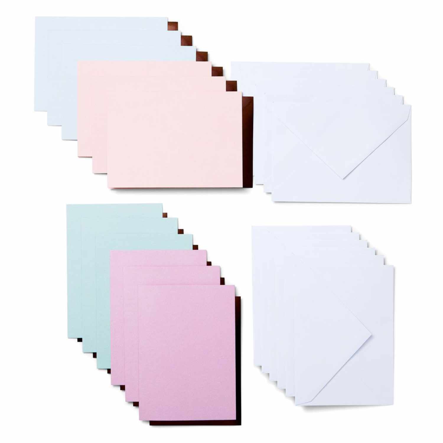 Joy Insert Card Kartenset Macaroons 11,4x15,9cm 12 Stück von Cricut Germany 