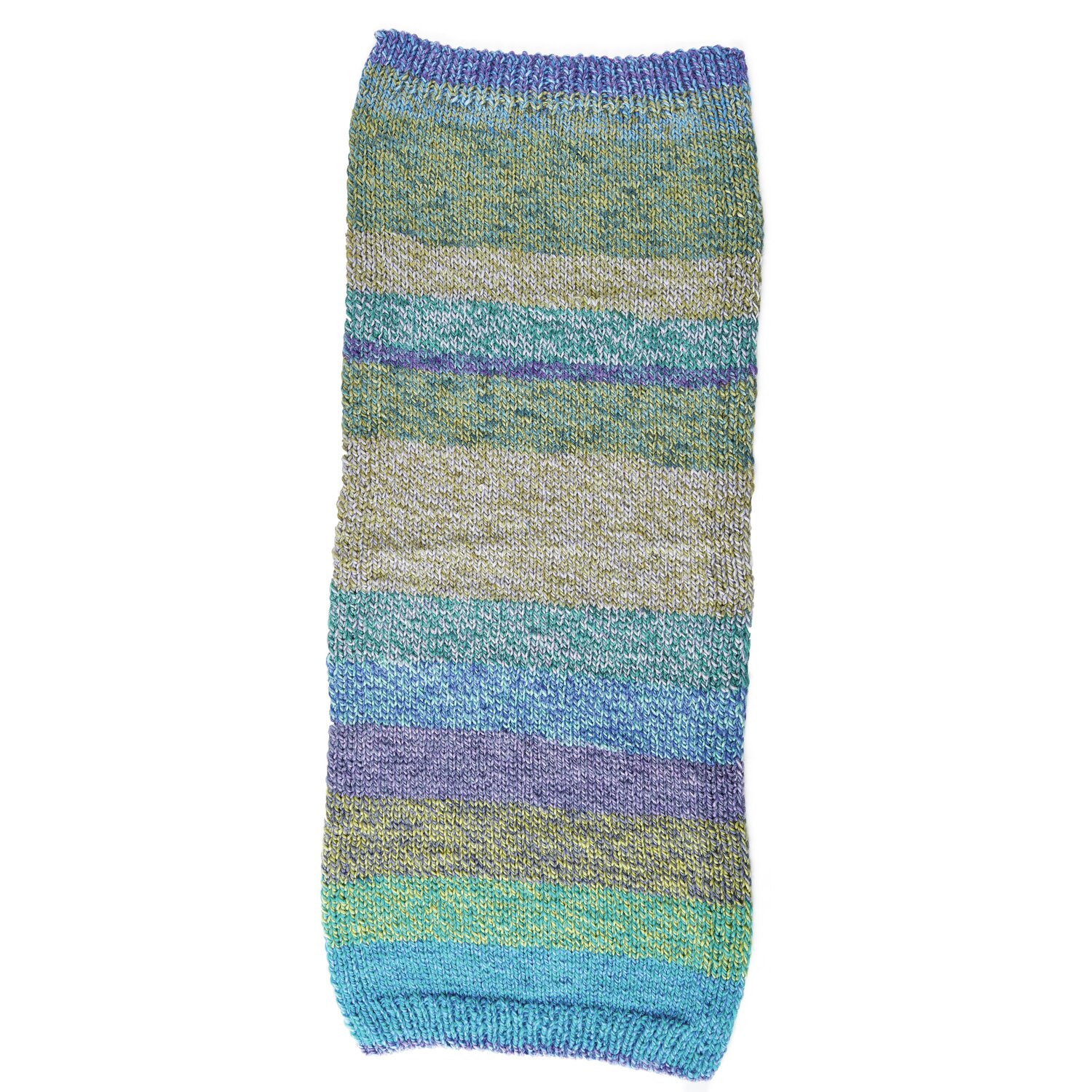 Creative Chic-Unique: Gestricktes Muster in Aqua-Tönen, 200g 310m, von Rico Design.