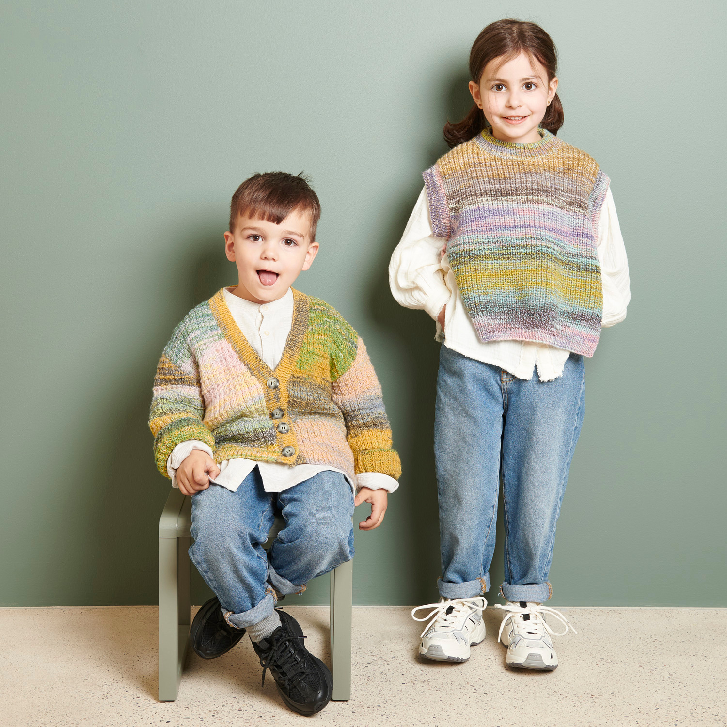 Strickset Cardigan Modell 08 aus Rico Kids 13 von Rico Design