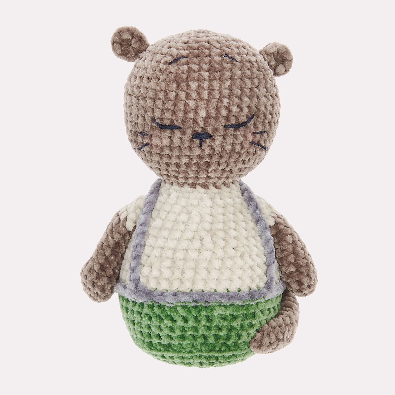 Häkelfigur Otter Omar aus dem Heft Ricorumi Mini Me 