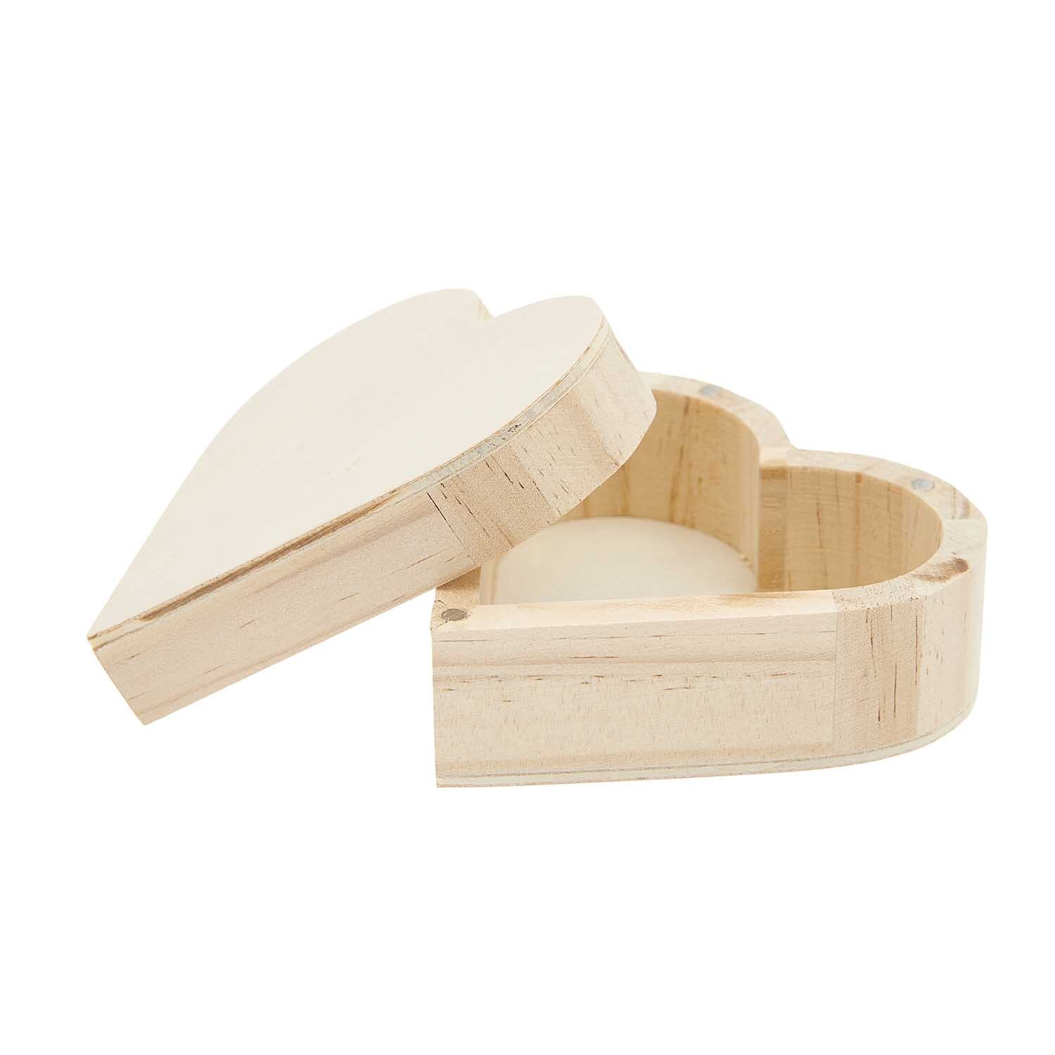 Holzbox Herz natur von Rico Design
