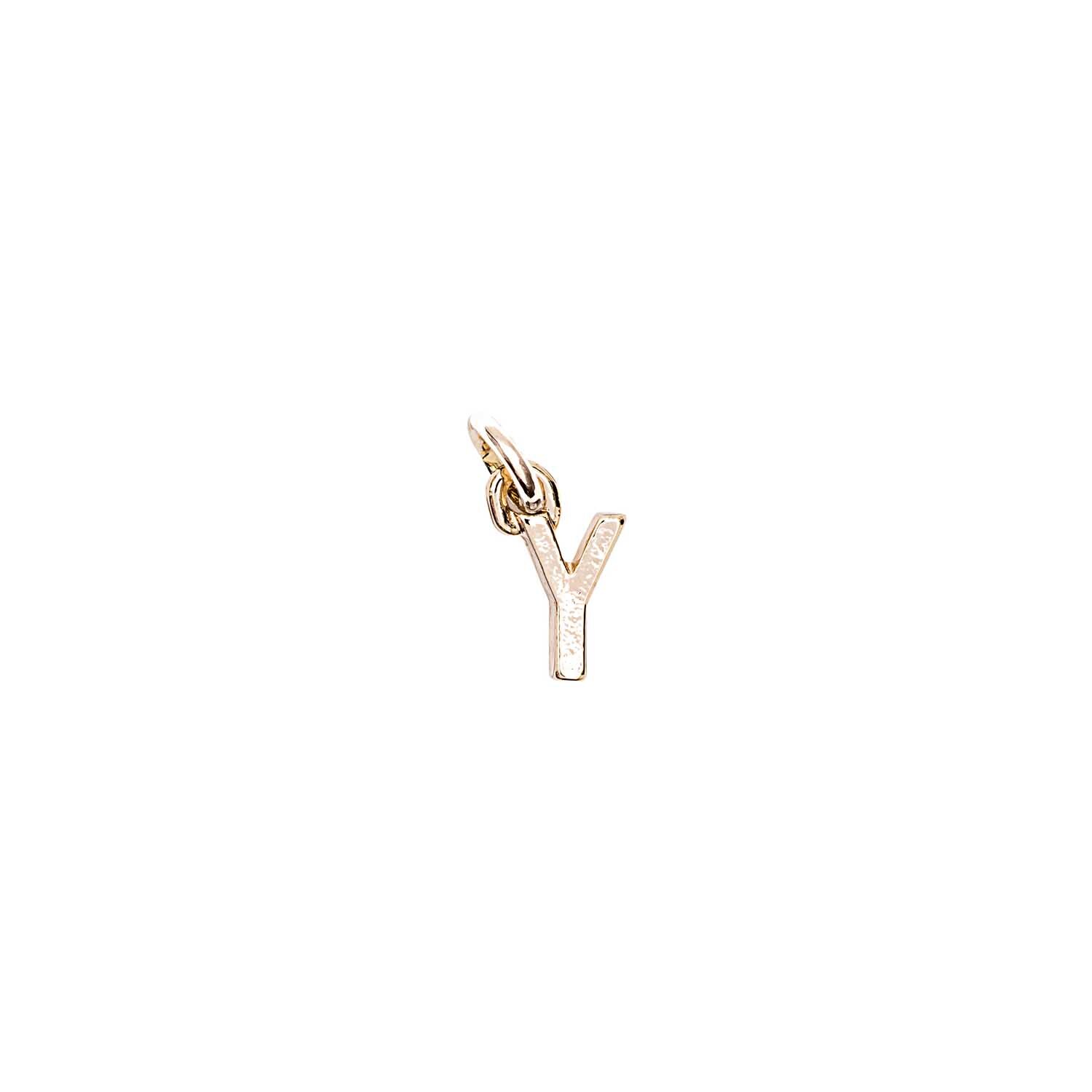 Anhänger Buchstabe Y gold von Rico Design, eleganter goldener Buchstabenanhänger für Schmuck.