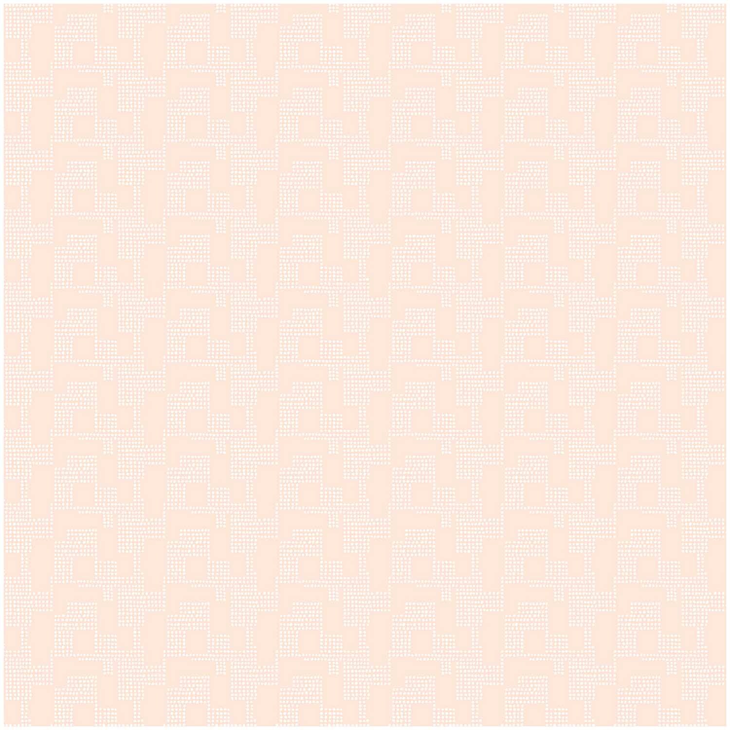 Druckstoff mit grafischem Muster in altrosa, 140 cm breit, von Rico Design, beschichtet.