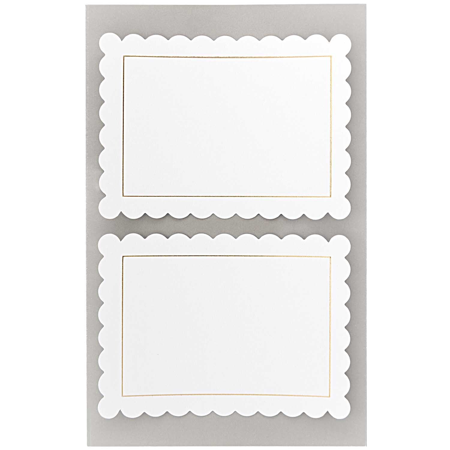 Paper Poetry Office Sticker Etiketten mit Rosettenrand, ideal für Büroanwendungen, von Rico Design.